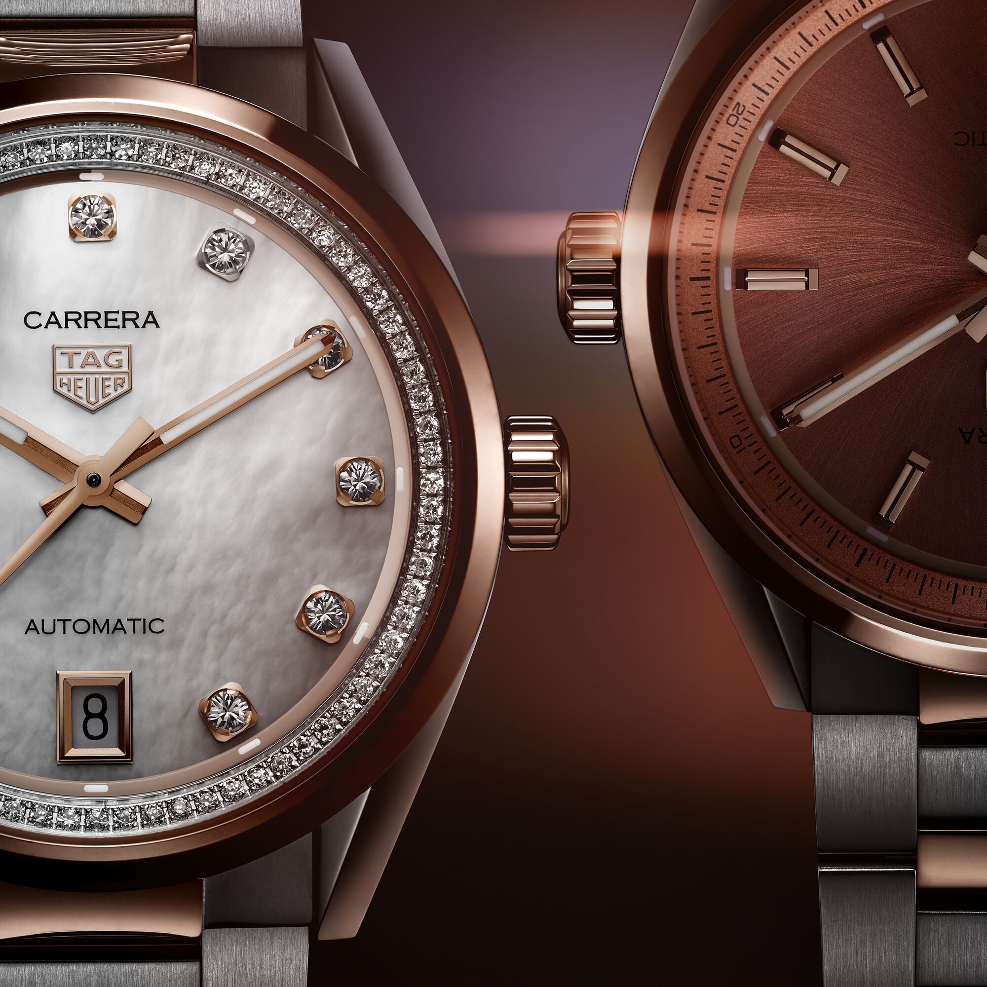 TAG Heuer Carrera date precious WBN2351.BD0000 WBN2350.BD0000