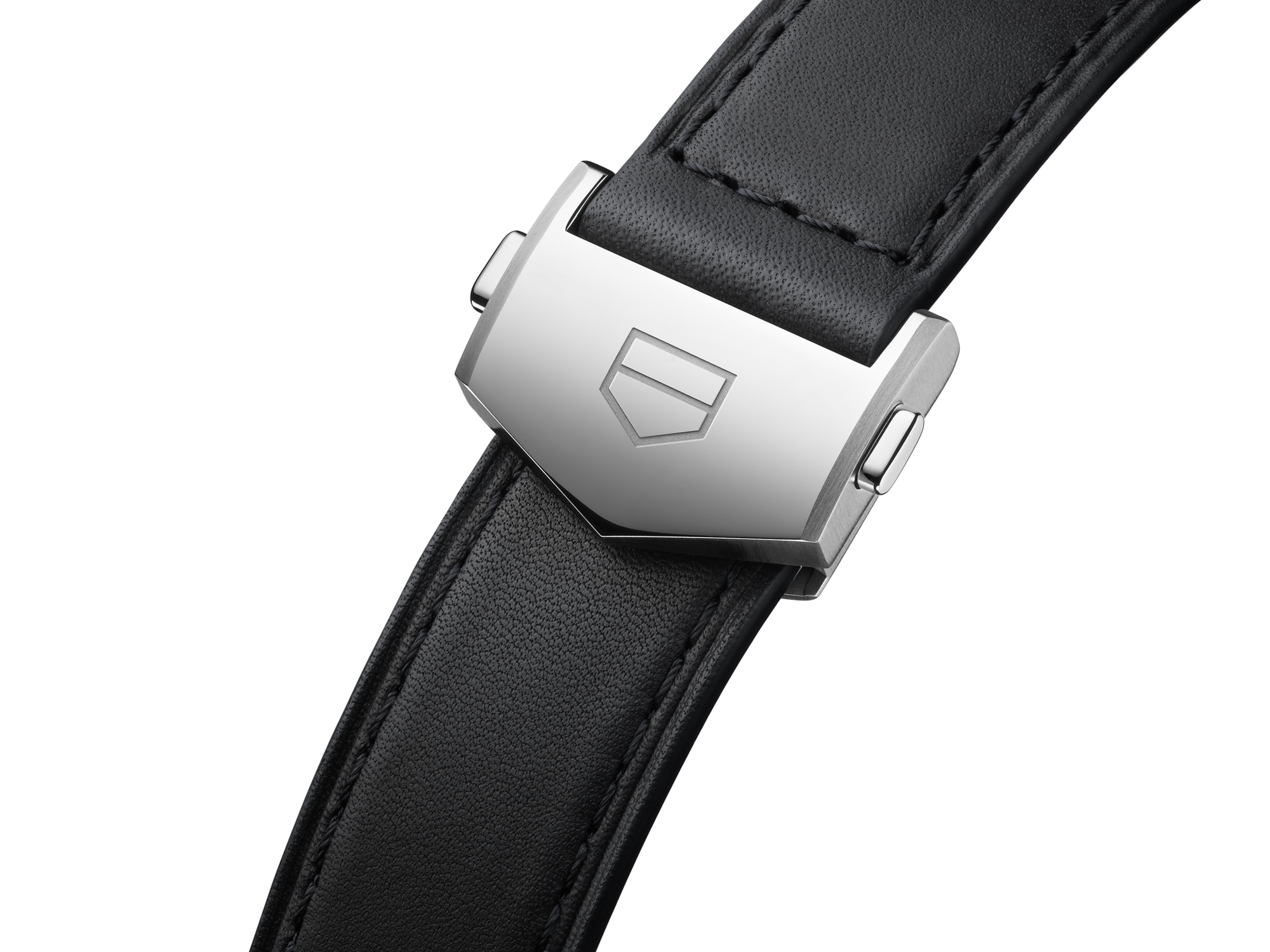 TAG Heuer Carrera 39MM Black Perforated Leather Strap