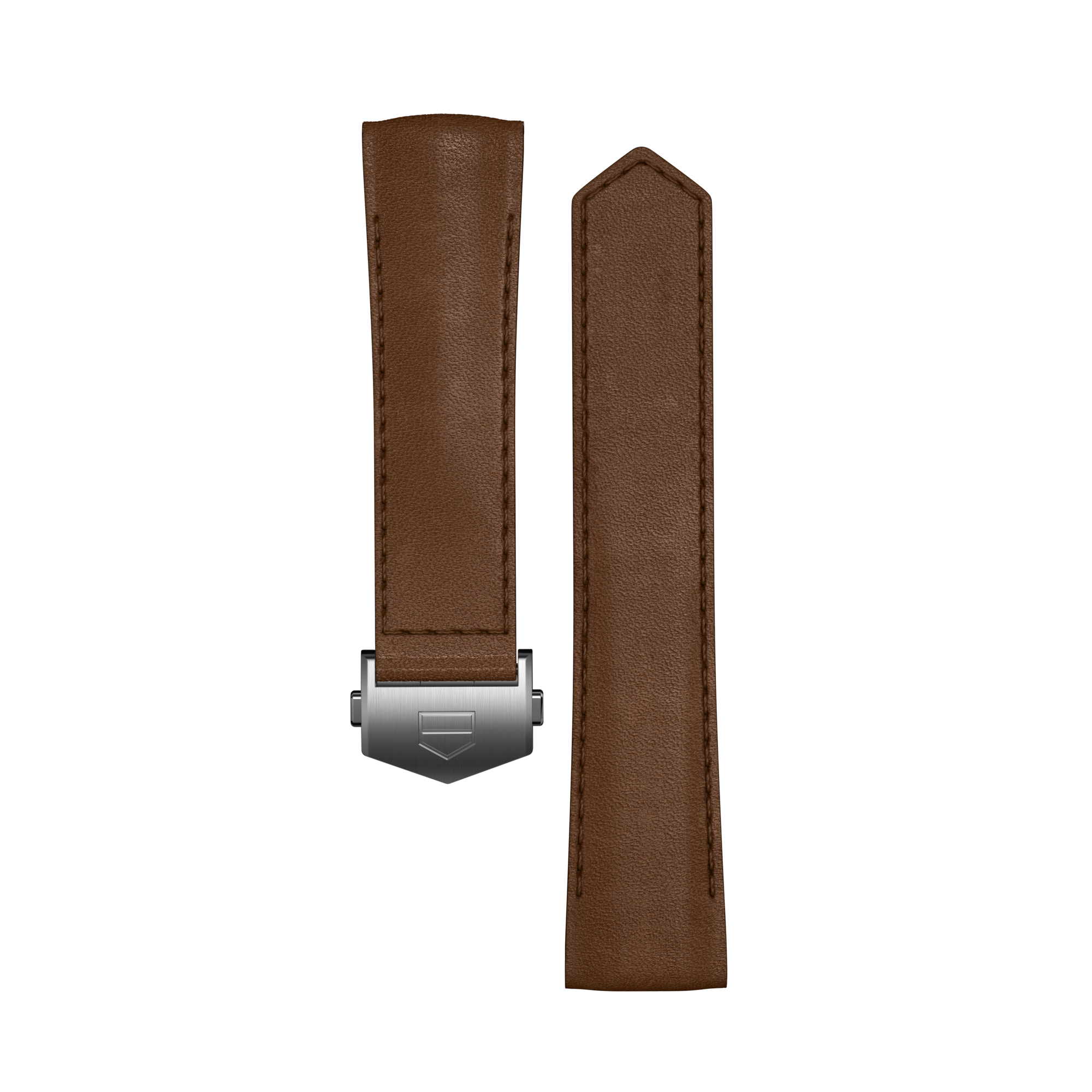 Brown Leather Strap Calibre E4 42 mm