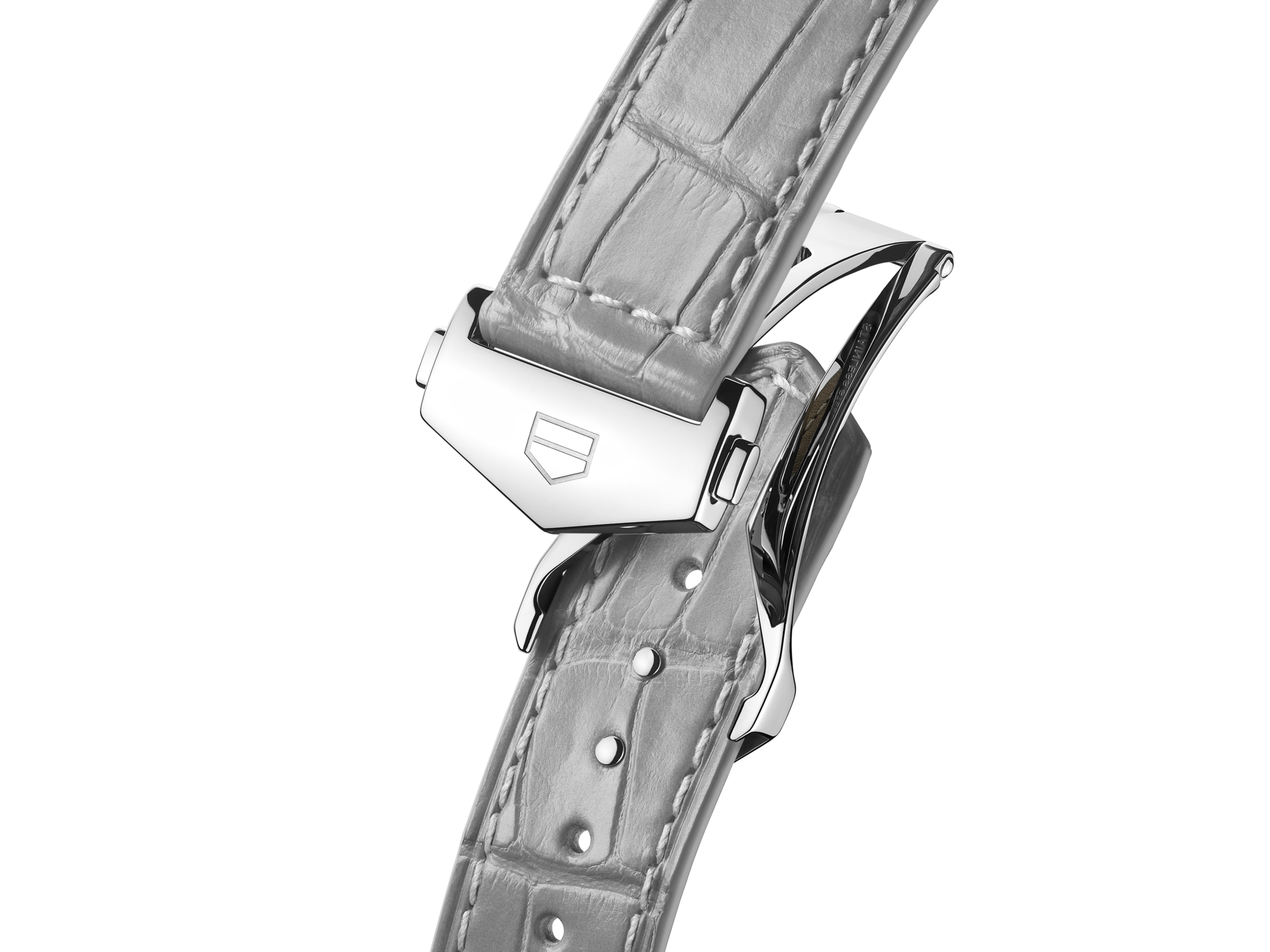 TAG Heuer Carrera 39MM Grey Alligator Leather Strap