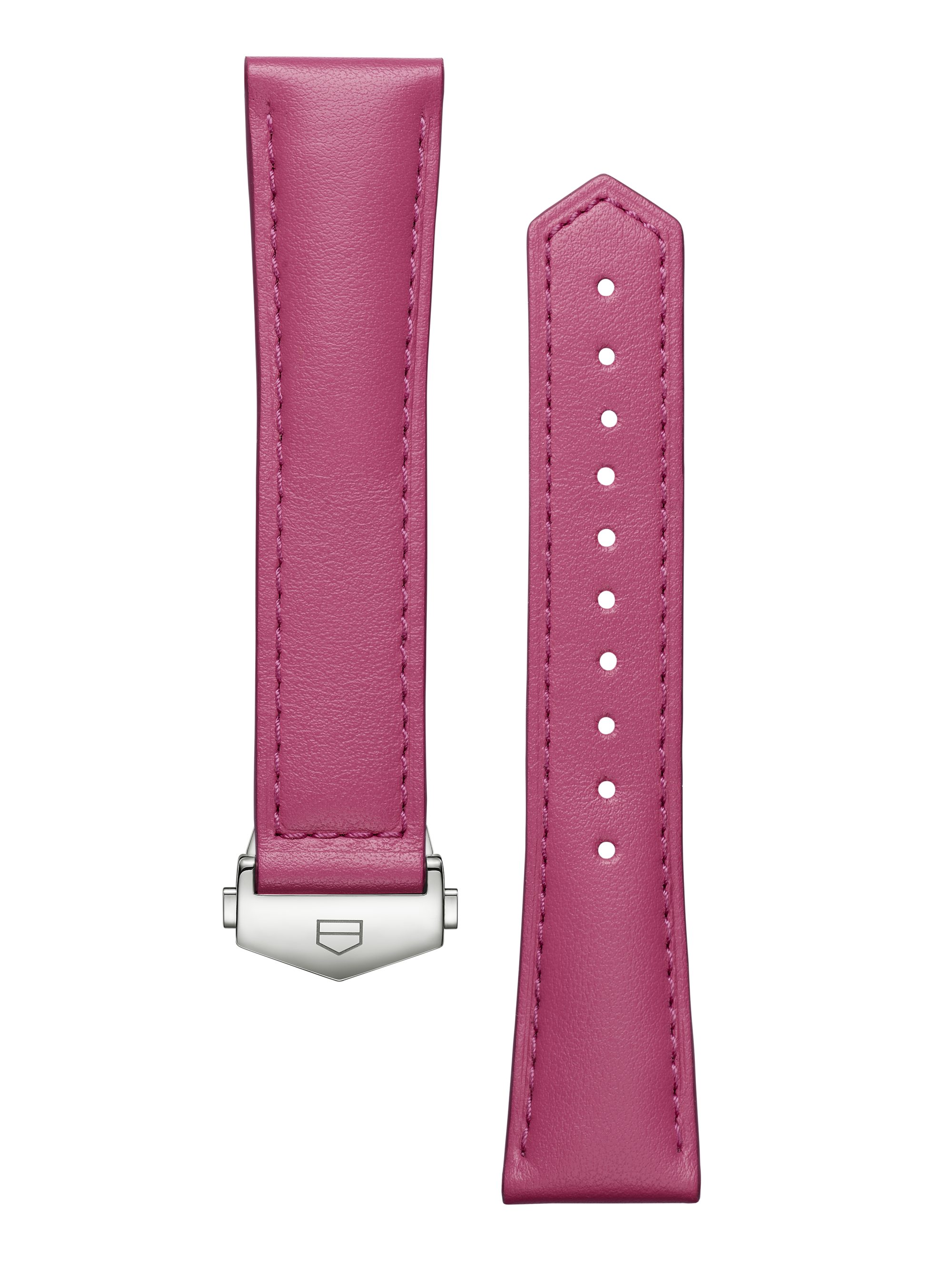 TAG HEUER CARRERA 36MM PINK LEATHER STRAP