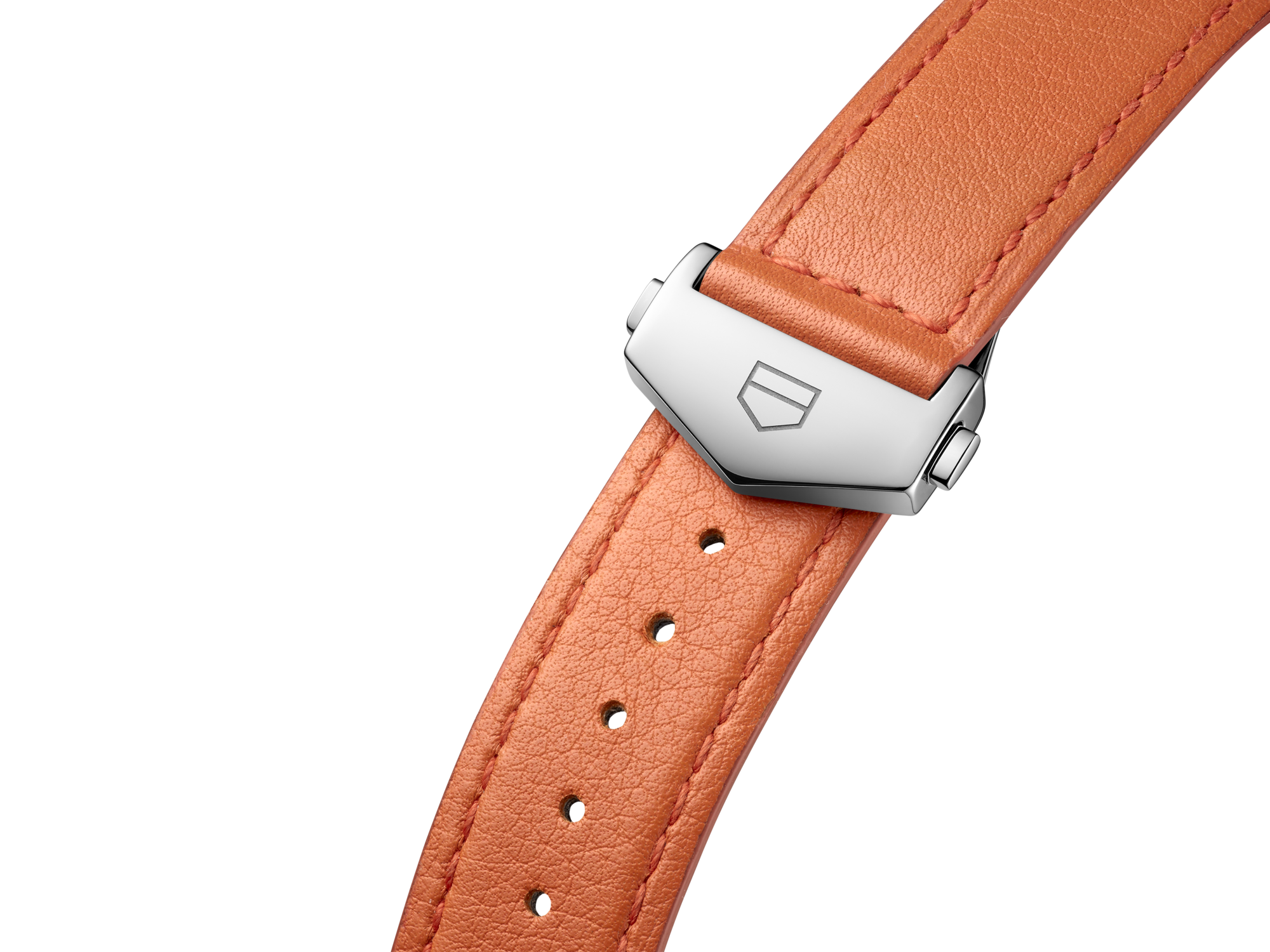 TAG HEUER CARRERA 36MM ORANGE LEATHER STRAP