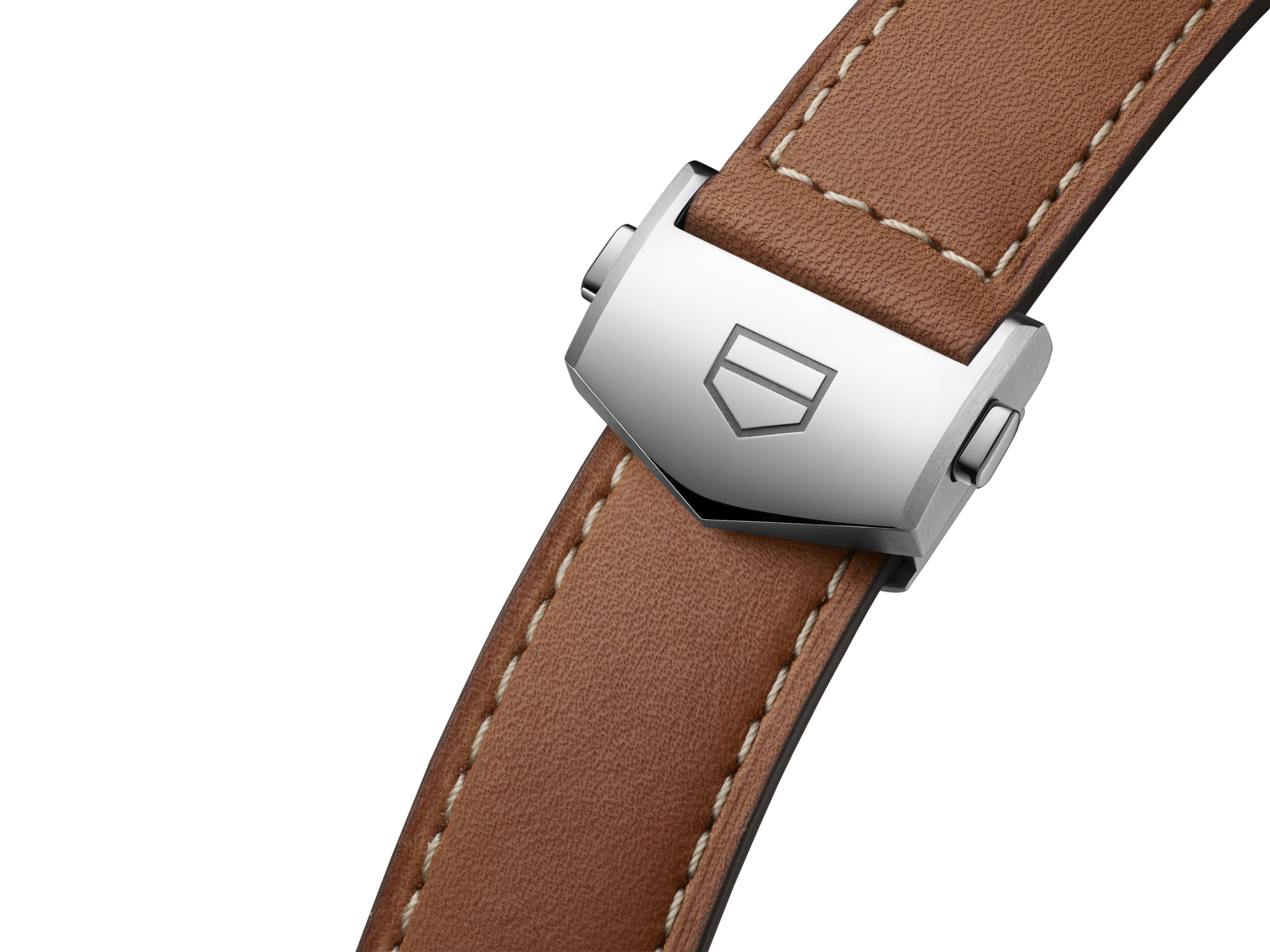 TAG HEUER CARRERA 39MM BROWN PERFORATED LEATHER STRAP 
