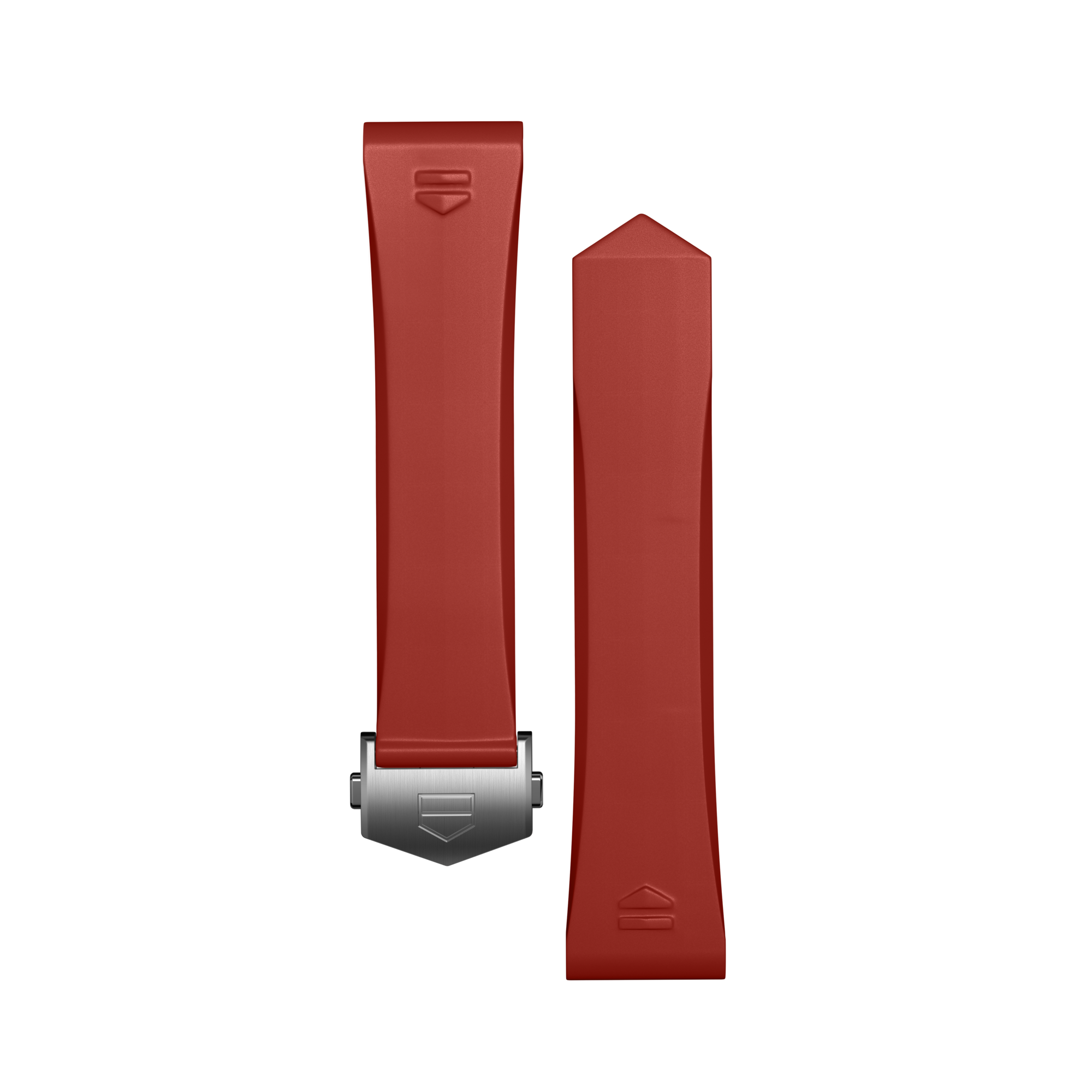 Red Rubber Strap Calibre E4 42 mm