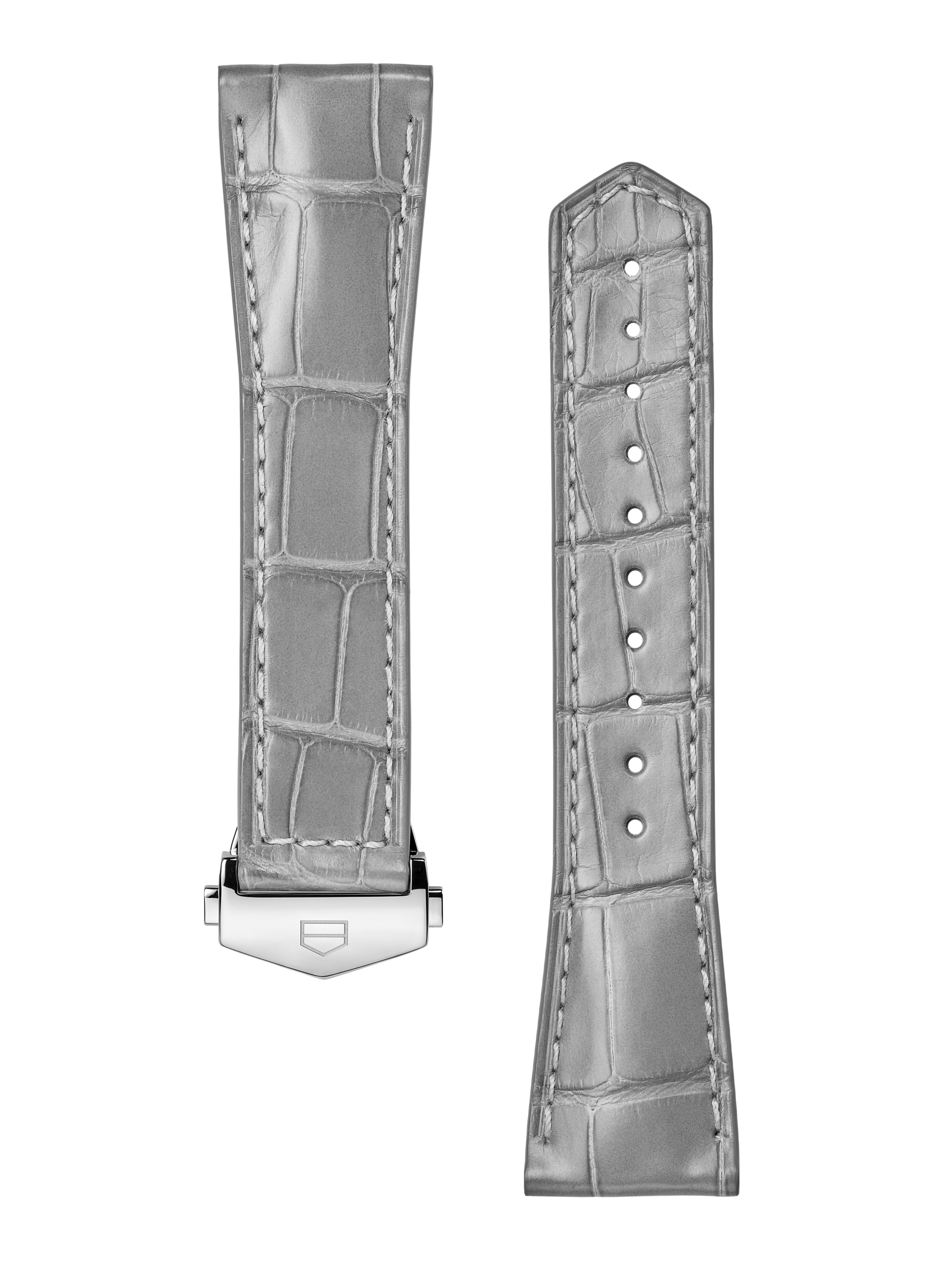 TAG Heuer Carrera 39MM Grey Alligator Leather Strap