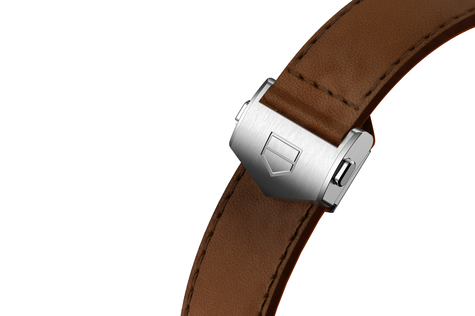 Brown Leather Strap Calibre E4 42 mm