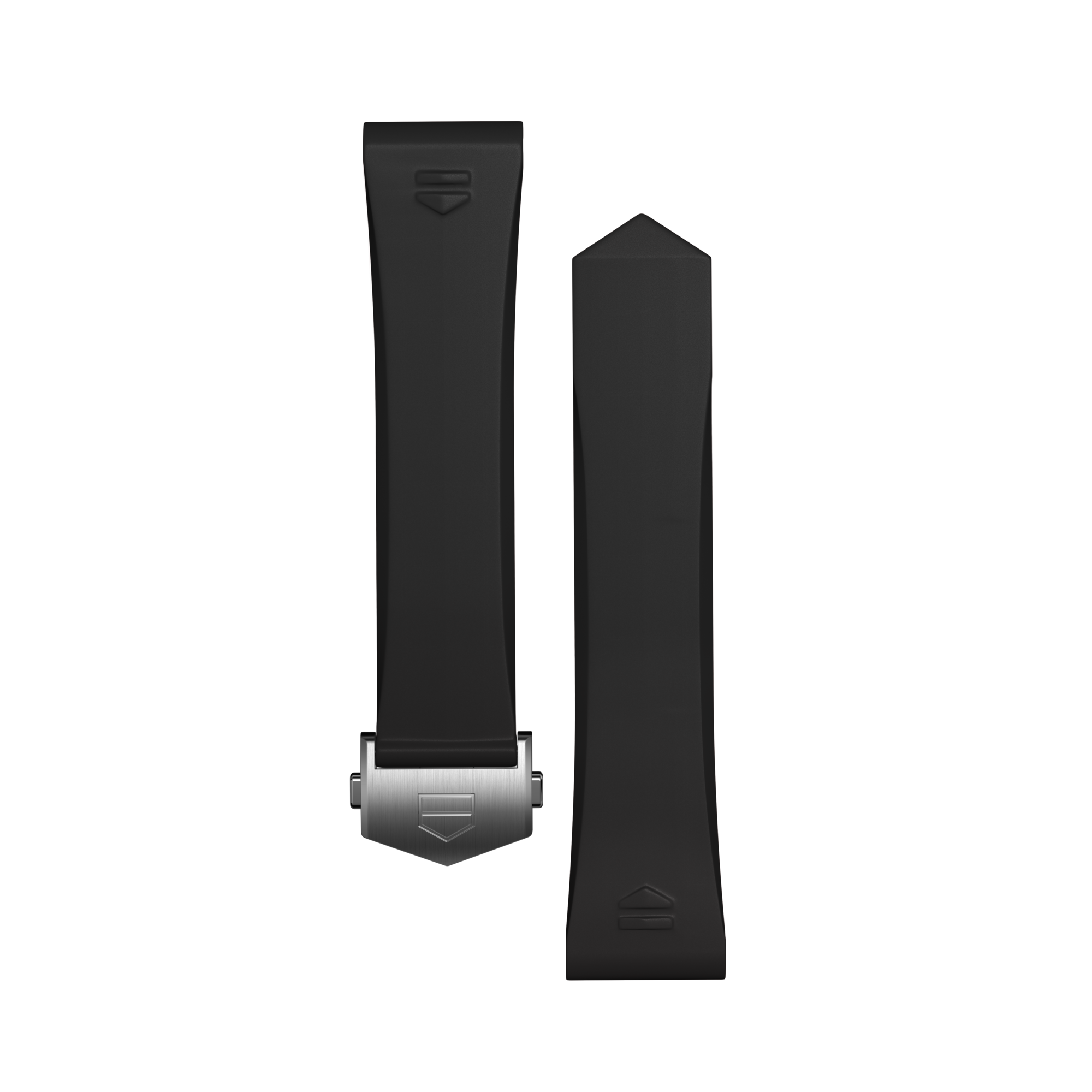 Black Rubber Strap Calibre E4 42 mm