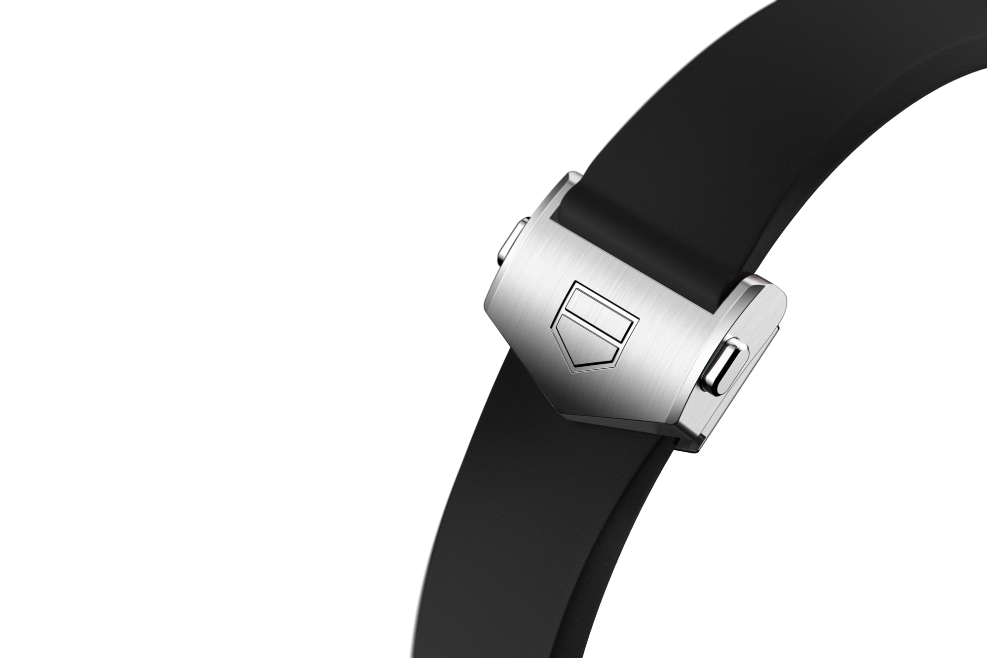 Black Rubber Strap Calibre E4 42 mm
