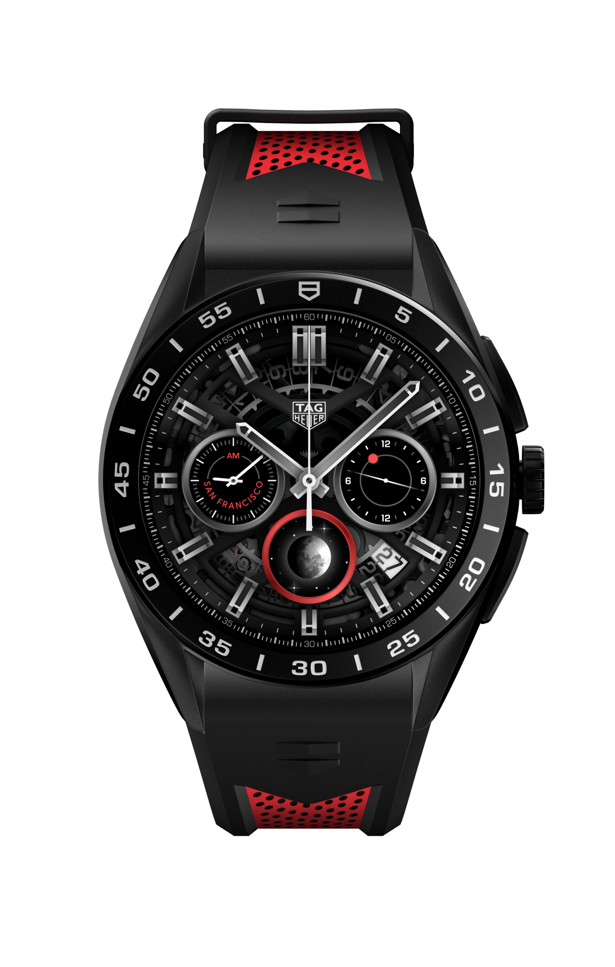 TAG Heuer Connected Black Rubber Titanium
