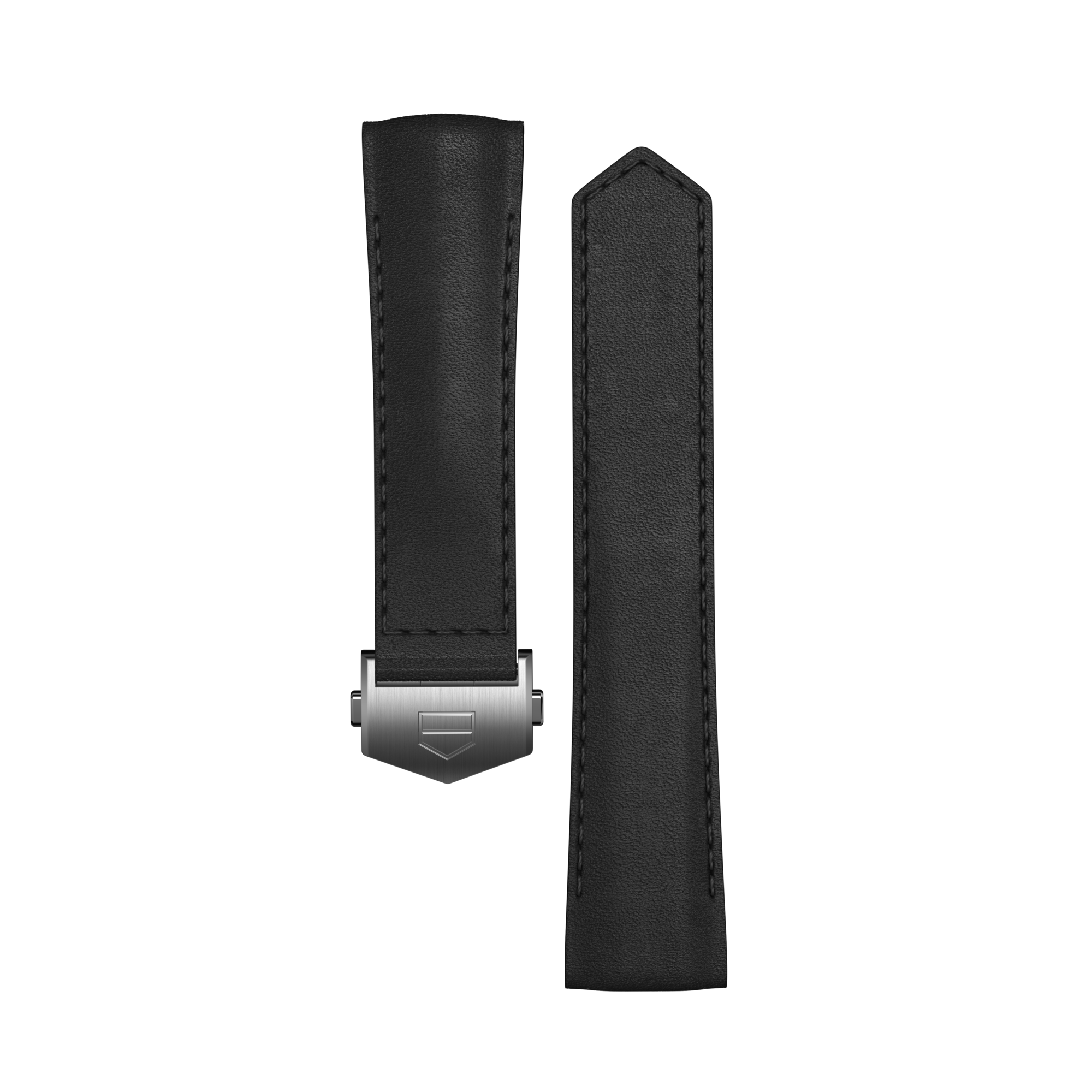 Black Leather Strap Calibre E4 42 mm