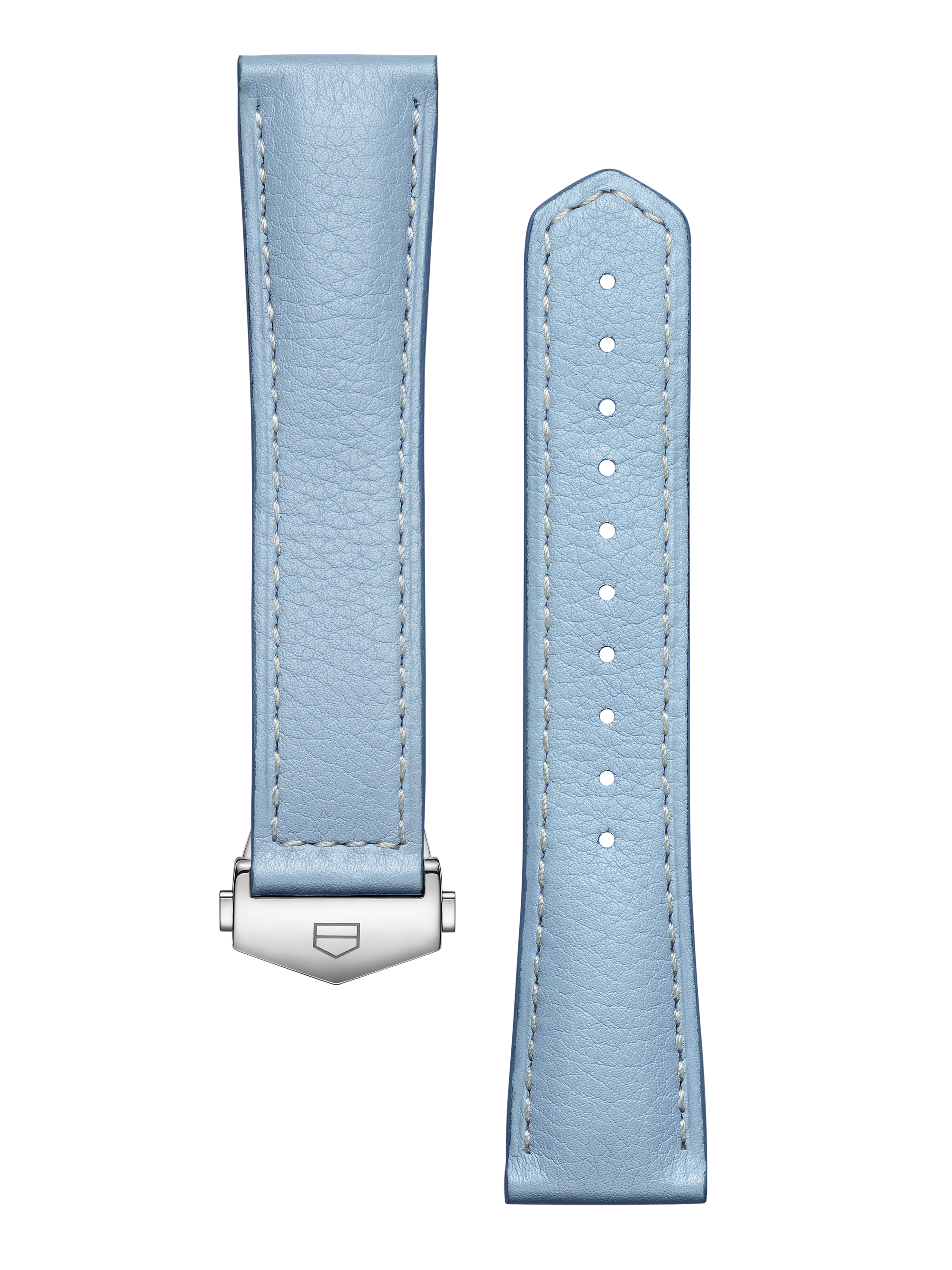 TAG HEUER CARRERA 36MM BABY BLUE LEATHER STRAP