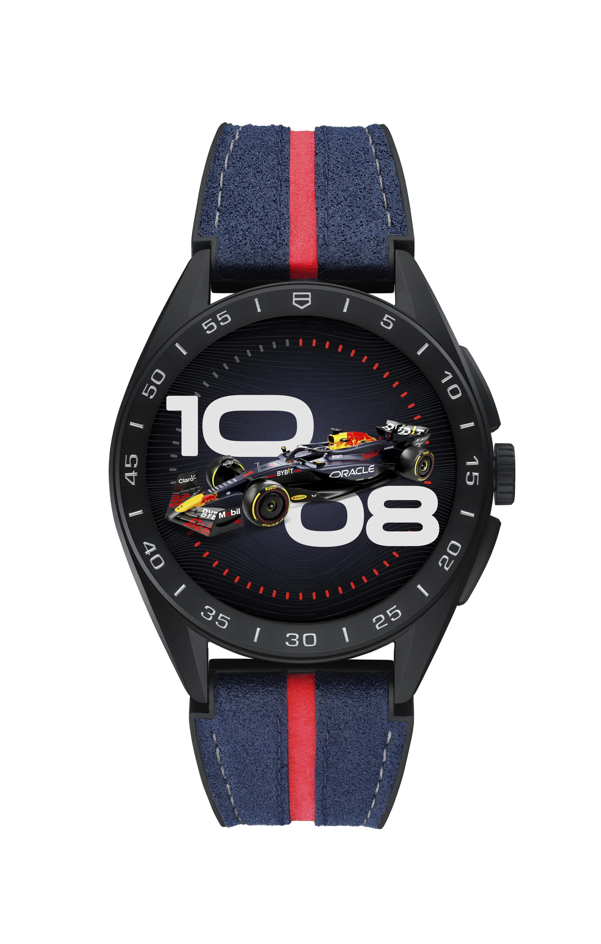 TAG Heuer Connected Multicolor Rubber & Leather Titanium