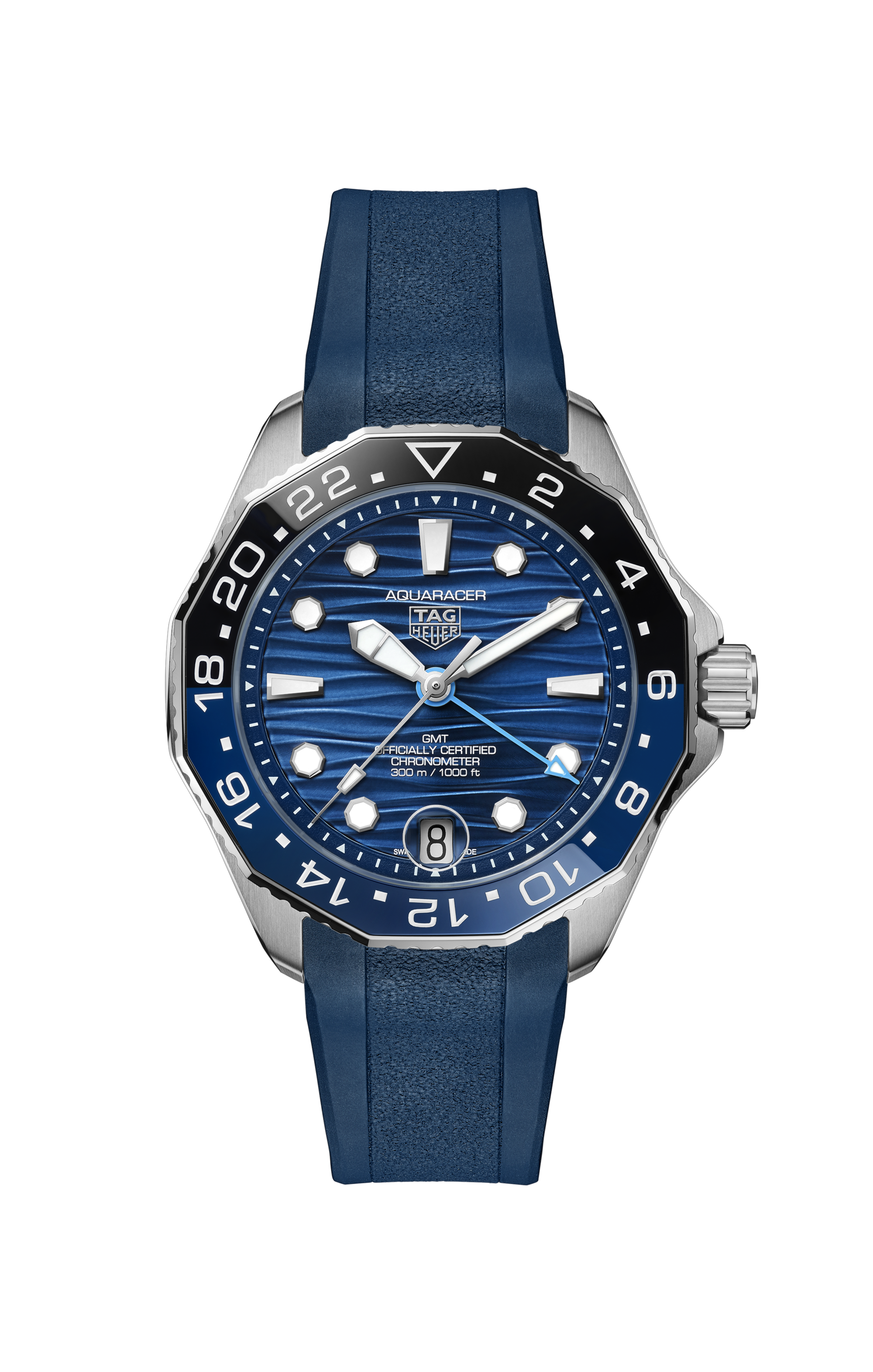 TAG Heuer Aquaracer Blue Rubber Steel Blue