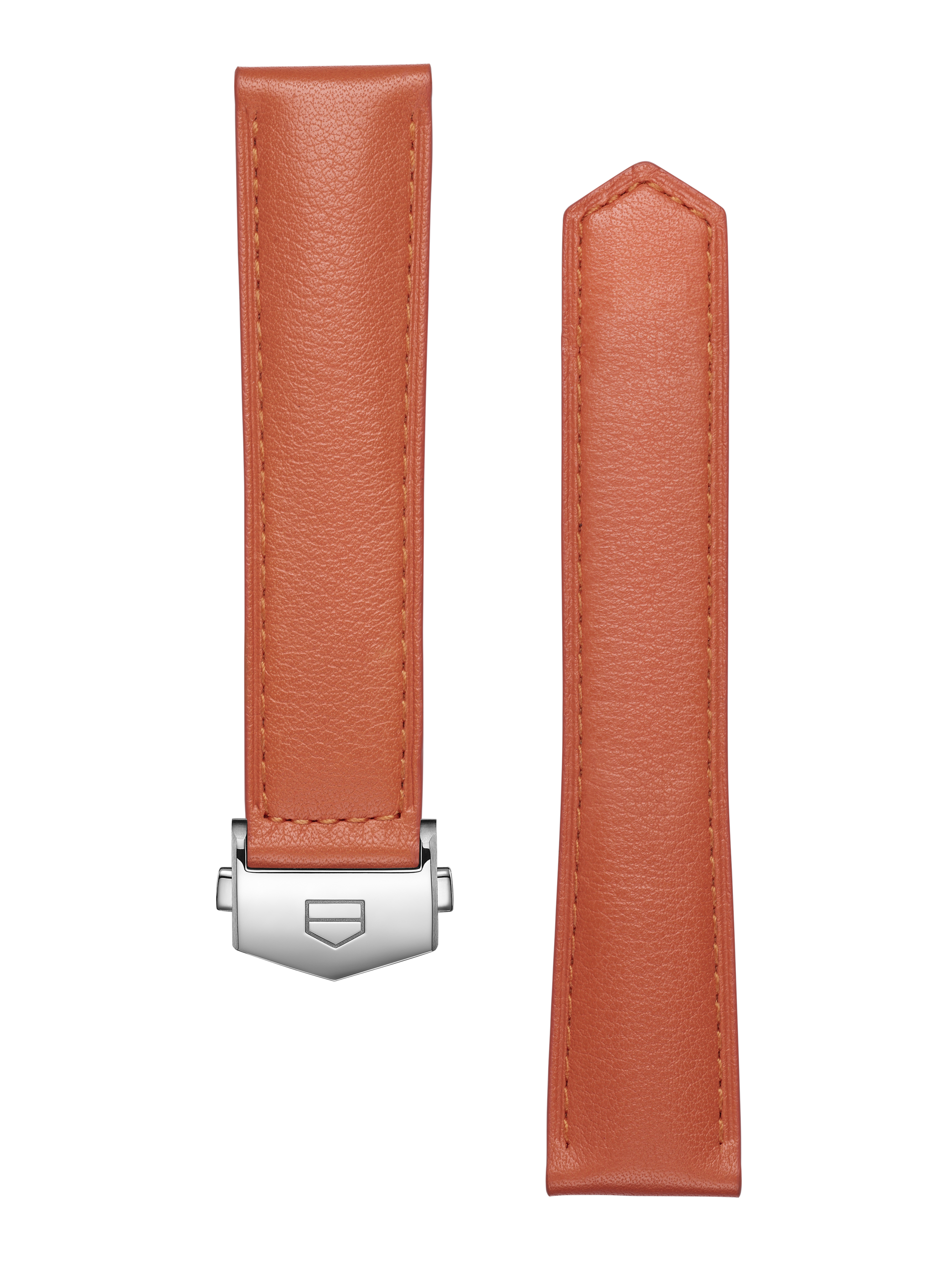 TAG HEUER CARRERA 39MM ORANGE LEATHER STRAP 