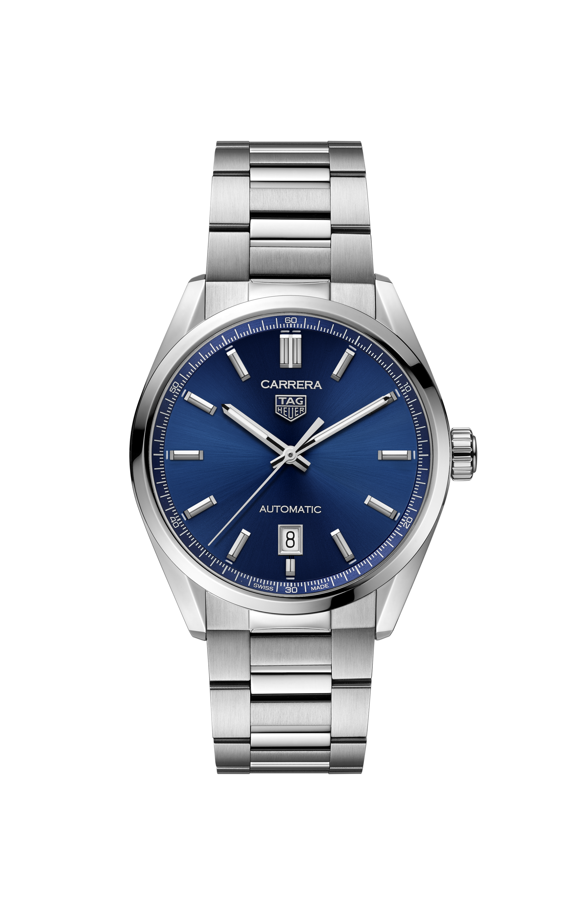 TAG Heuer Carrera  Silver Steel Steel Blue