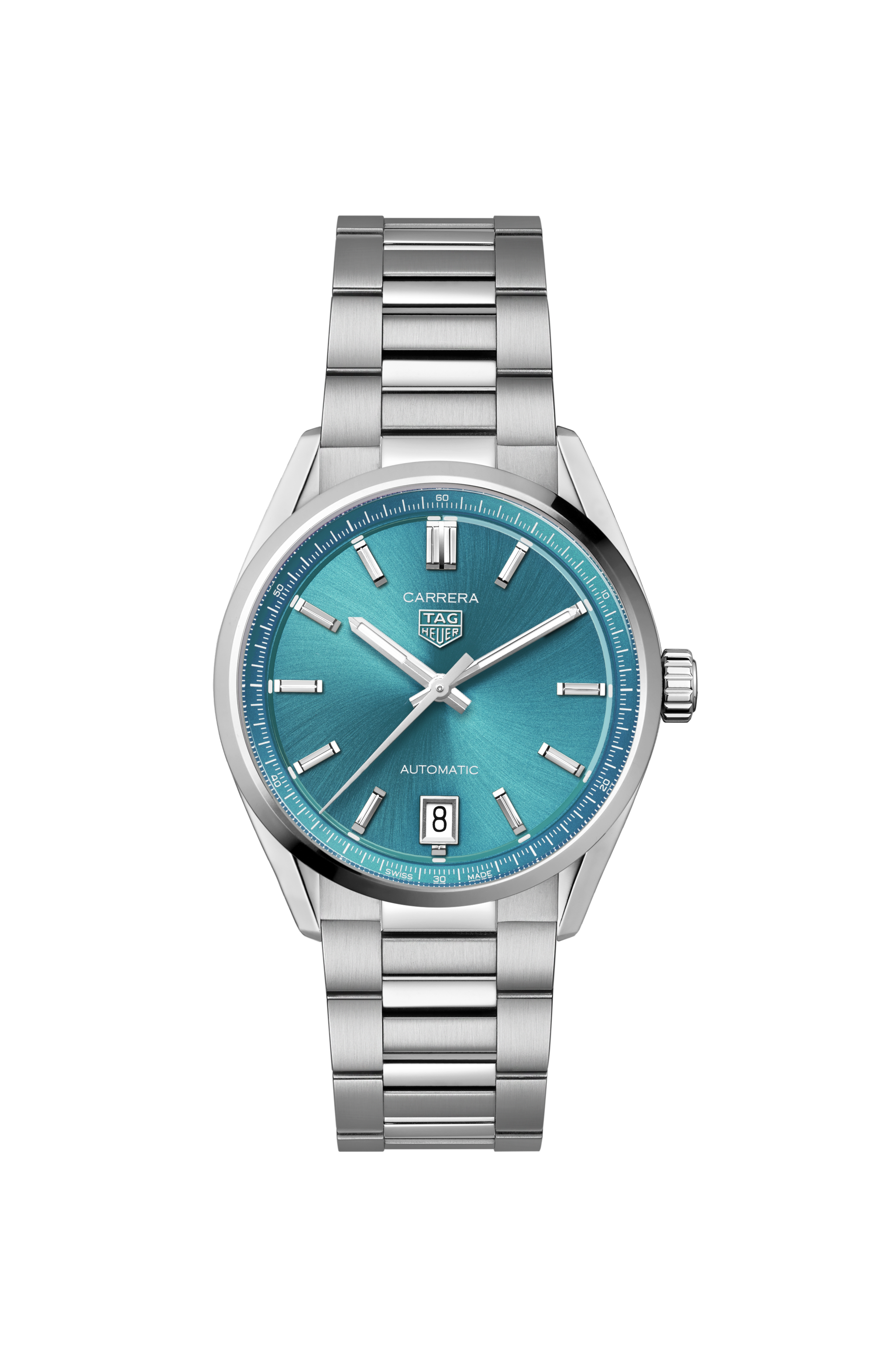TAG Heuer Carrera  Silver Steel Steel Green