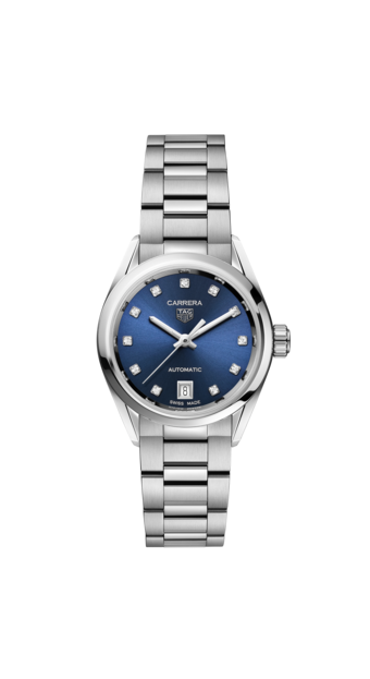 TAG Heuer Carrera Silver Steel Steel Blue