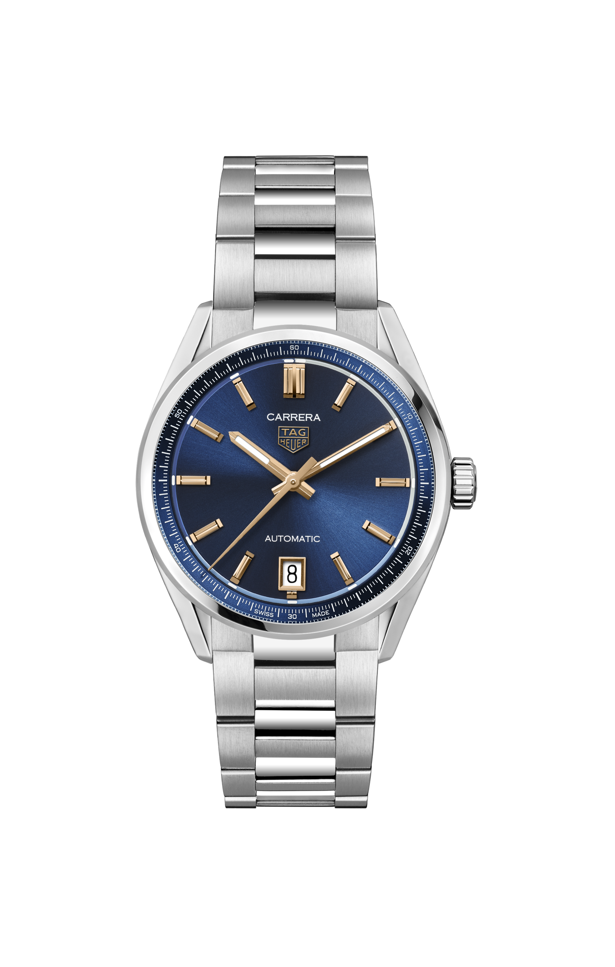TAG Heuer Carrera  Silver Steel Steel Blue