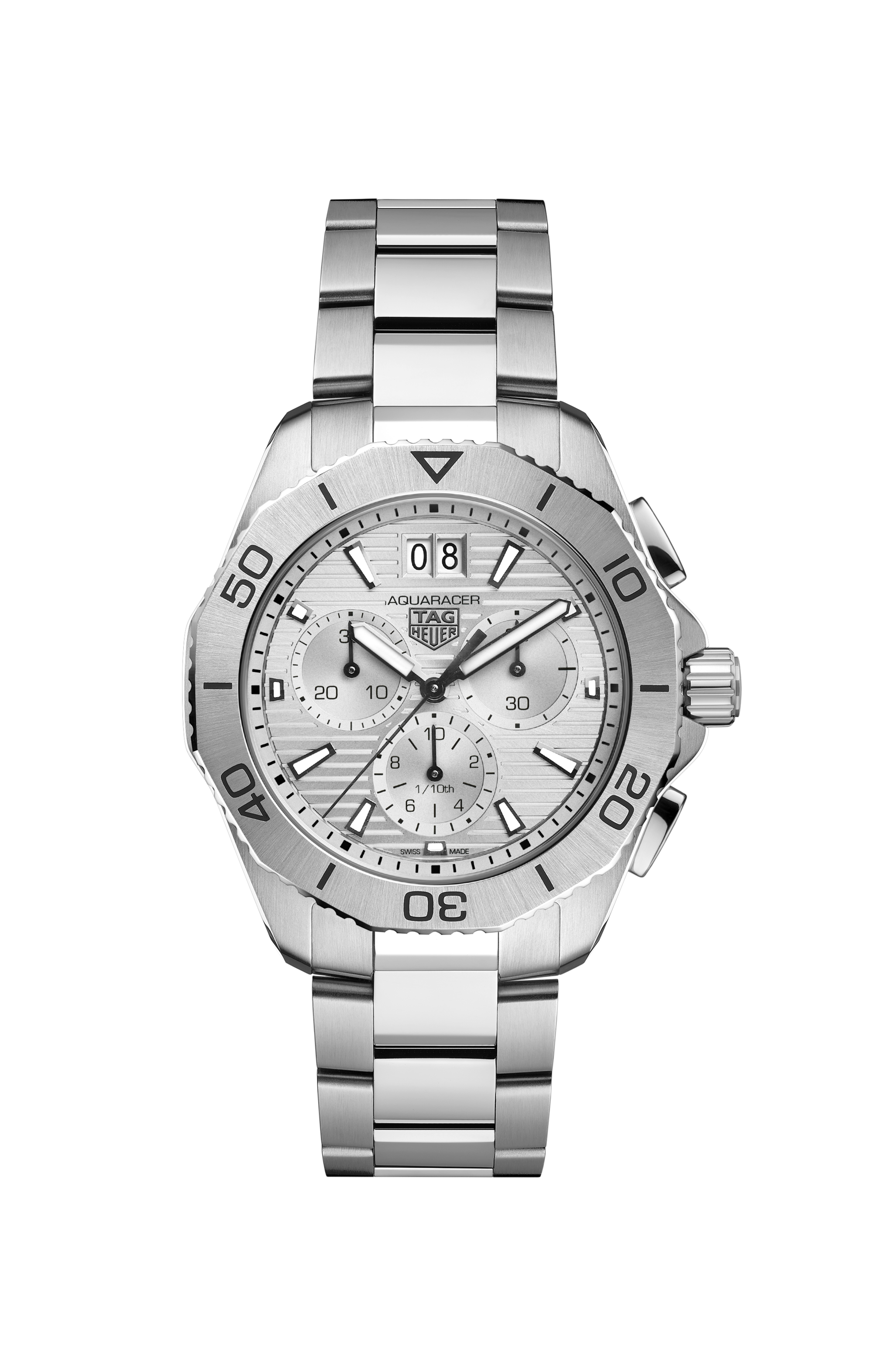 TAG Heuer Aquaracer  Silver Steel Steel Silver