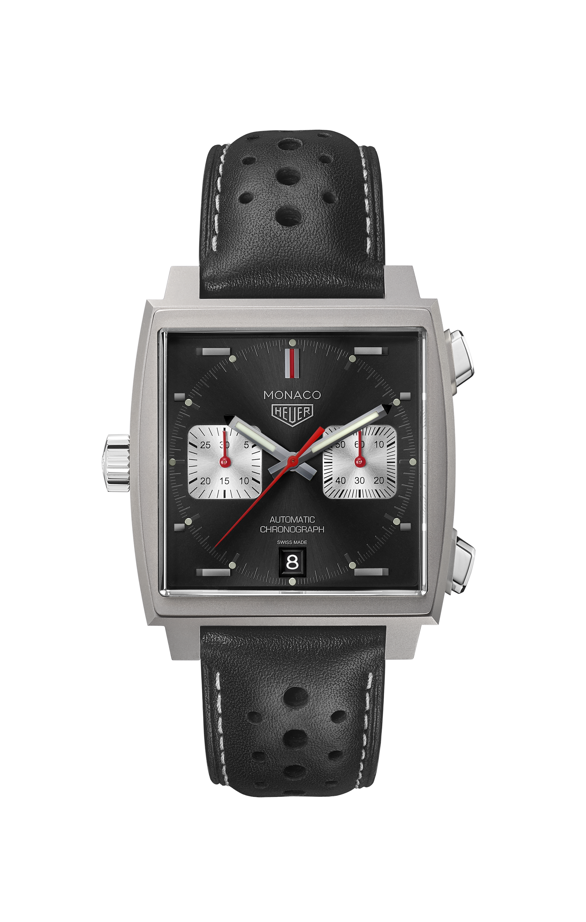 TAG Heuer Monaco 50th Anniversary Black FC6470 Steel Grey