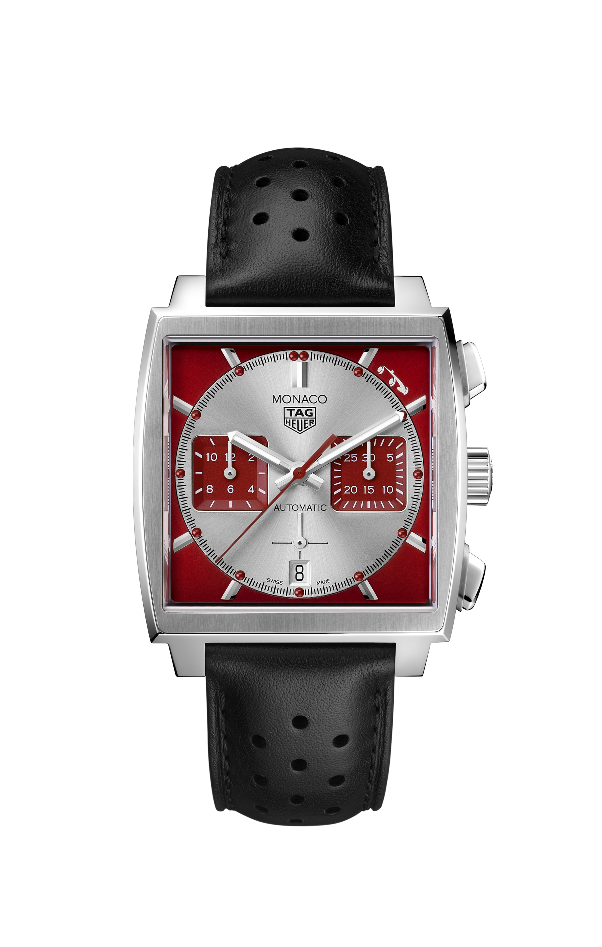 TAG Heuer x Grand Prix De Monaco Historique Black FC6486 Steel Red