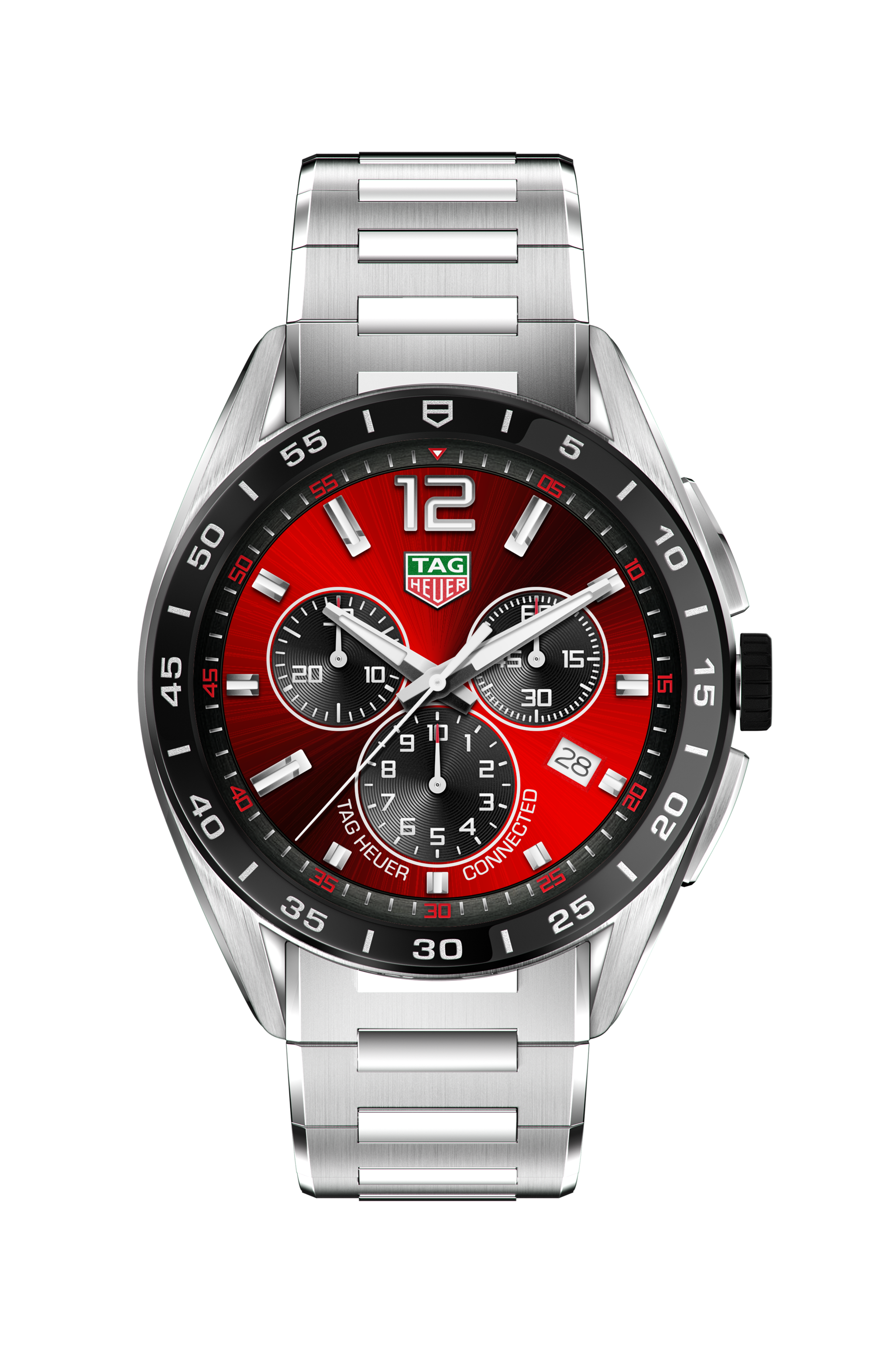 TAG Heuer Connected Silver Steel Steel