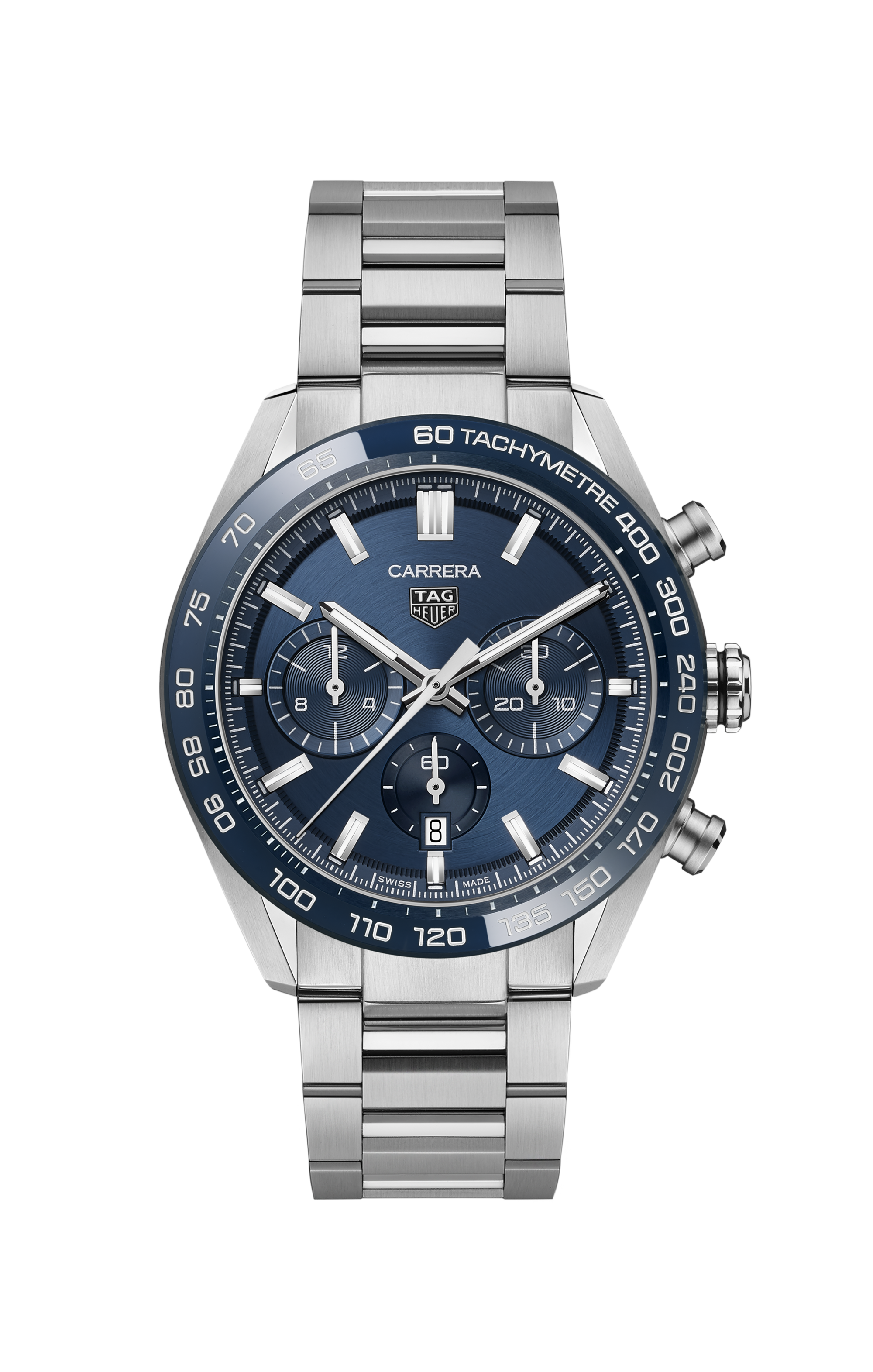 TAG HEUER CARRERA Silver Steel Steel Blue