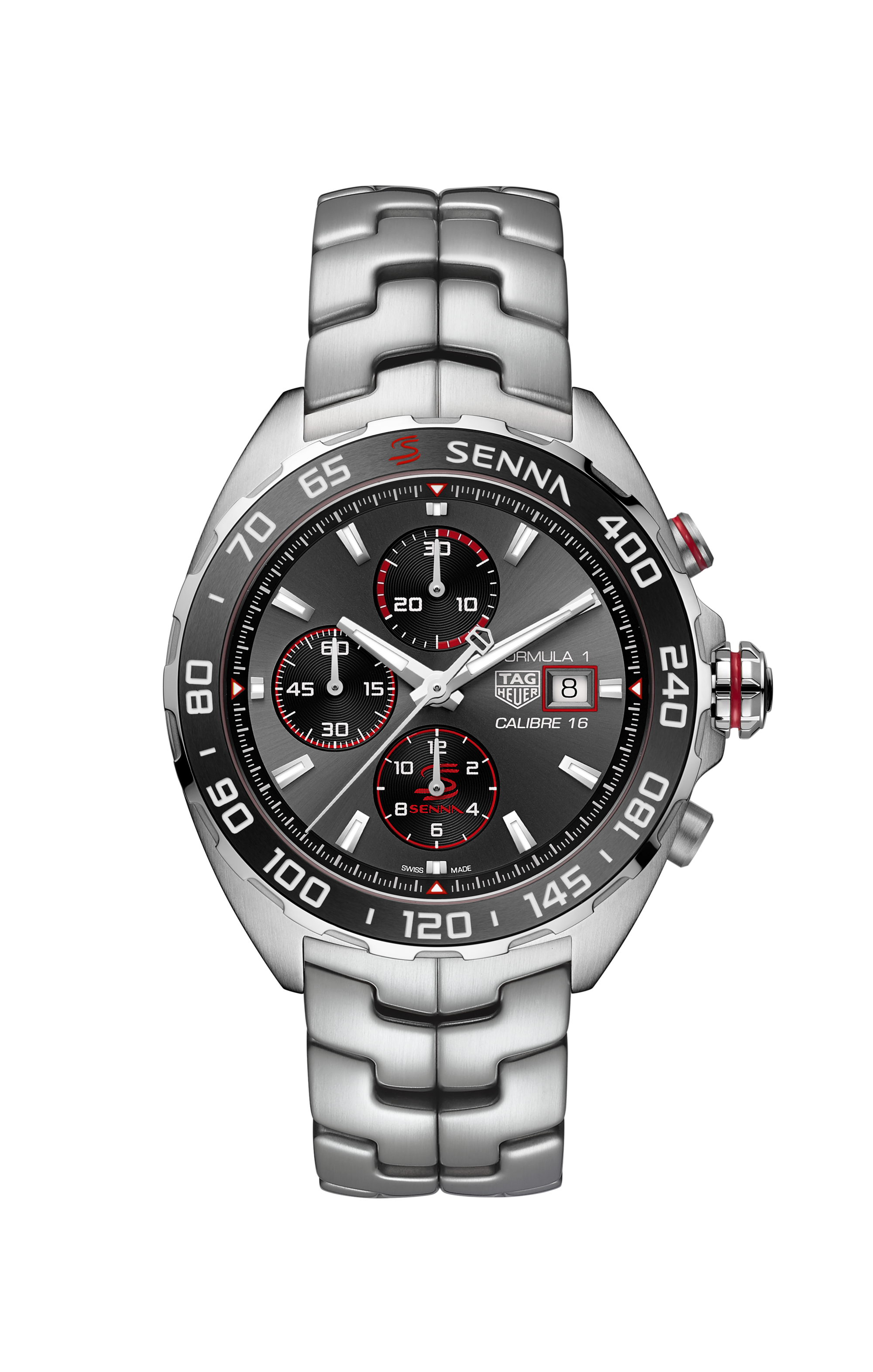 TAG Heuer Formula 1 Silver Steel Steel Grey