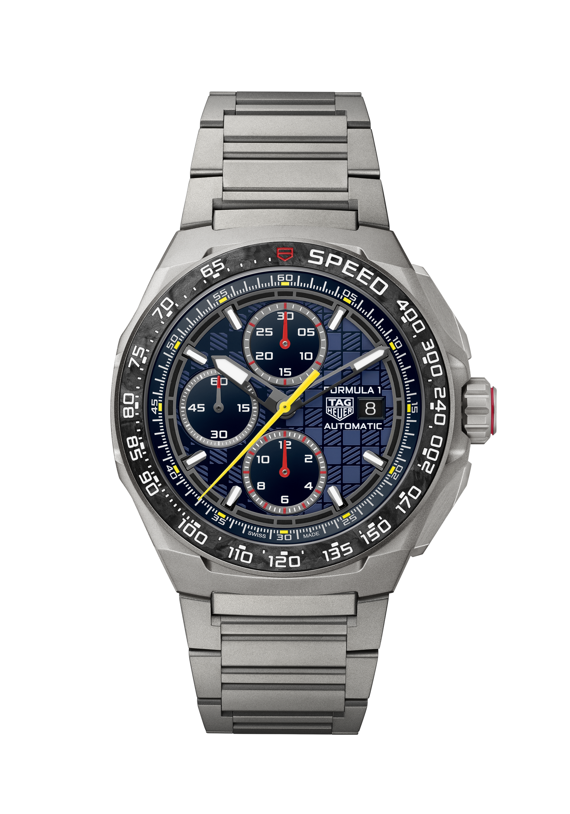 TAG Heuer Formula 1 Silver Titanium Titanium Blue
