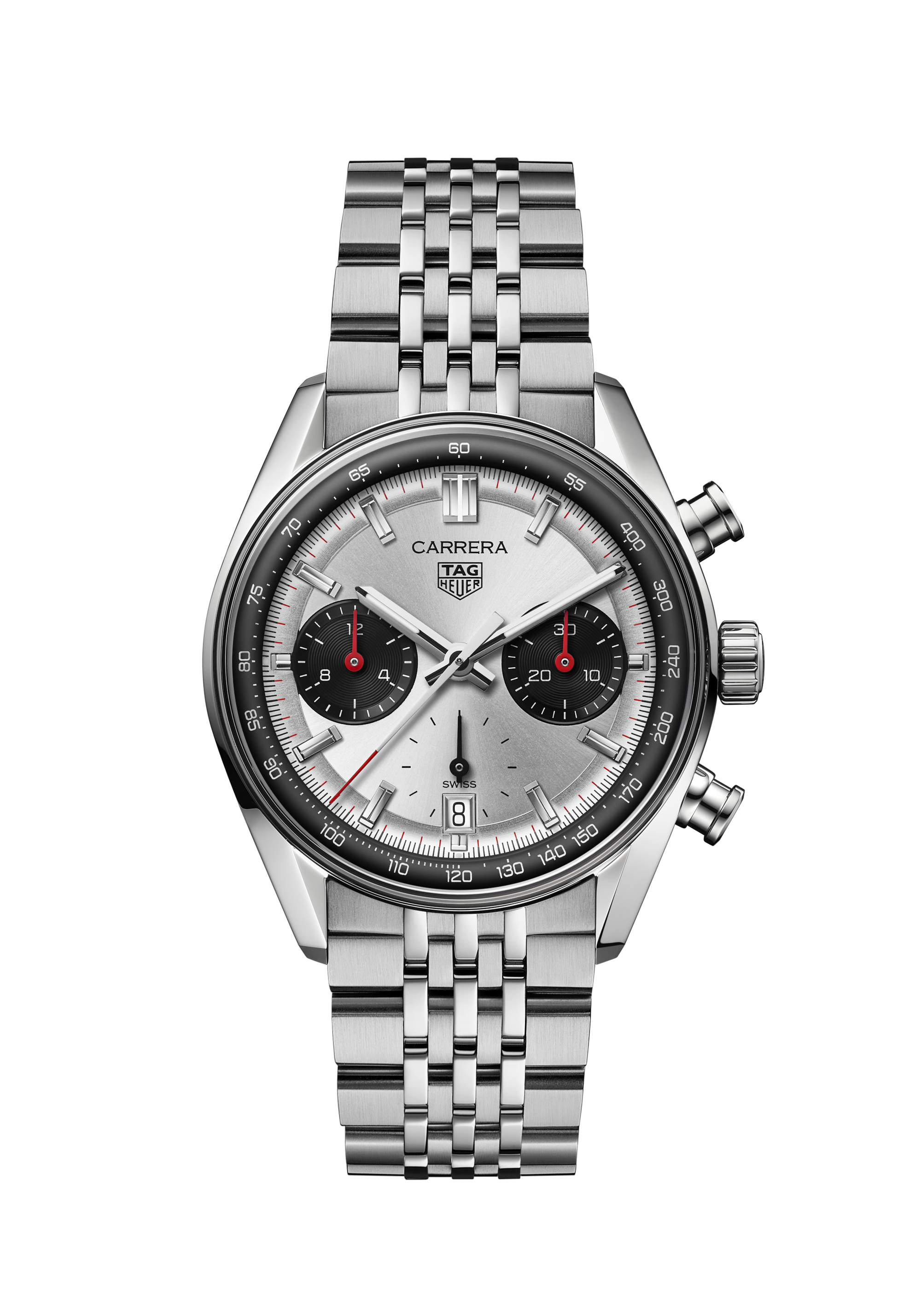 TAG Heuer Carrera Silver Steel Steel Steel