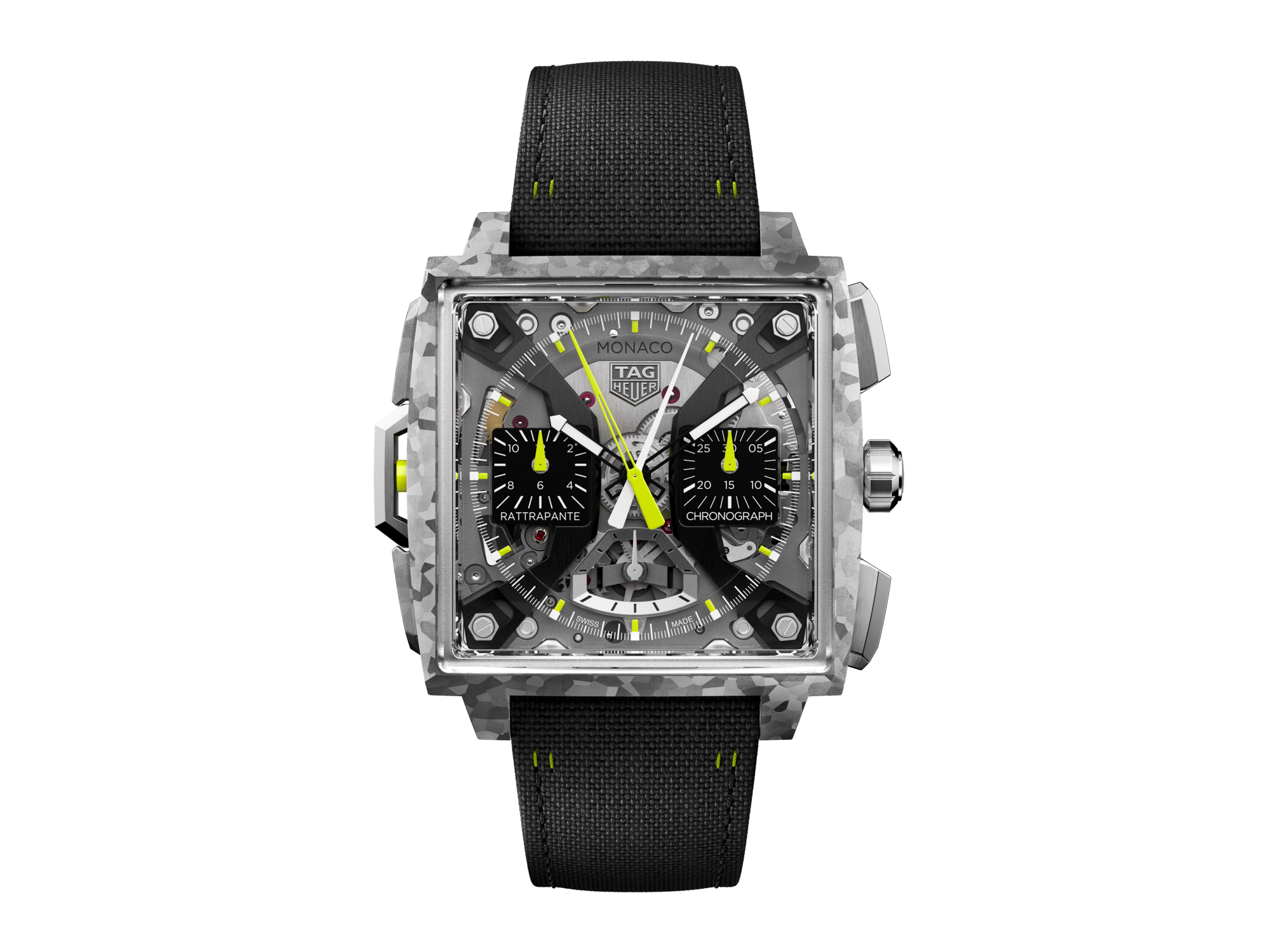 TAG Heuer Monaco  Black Leather TH-Titanium Black