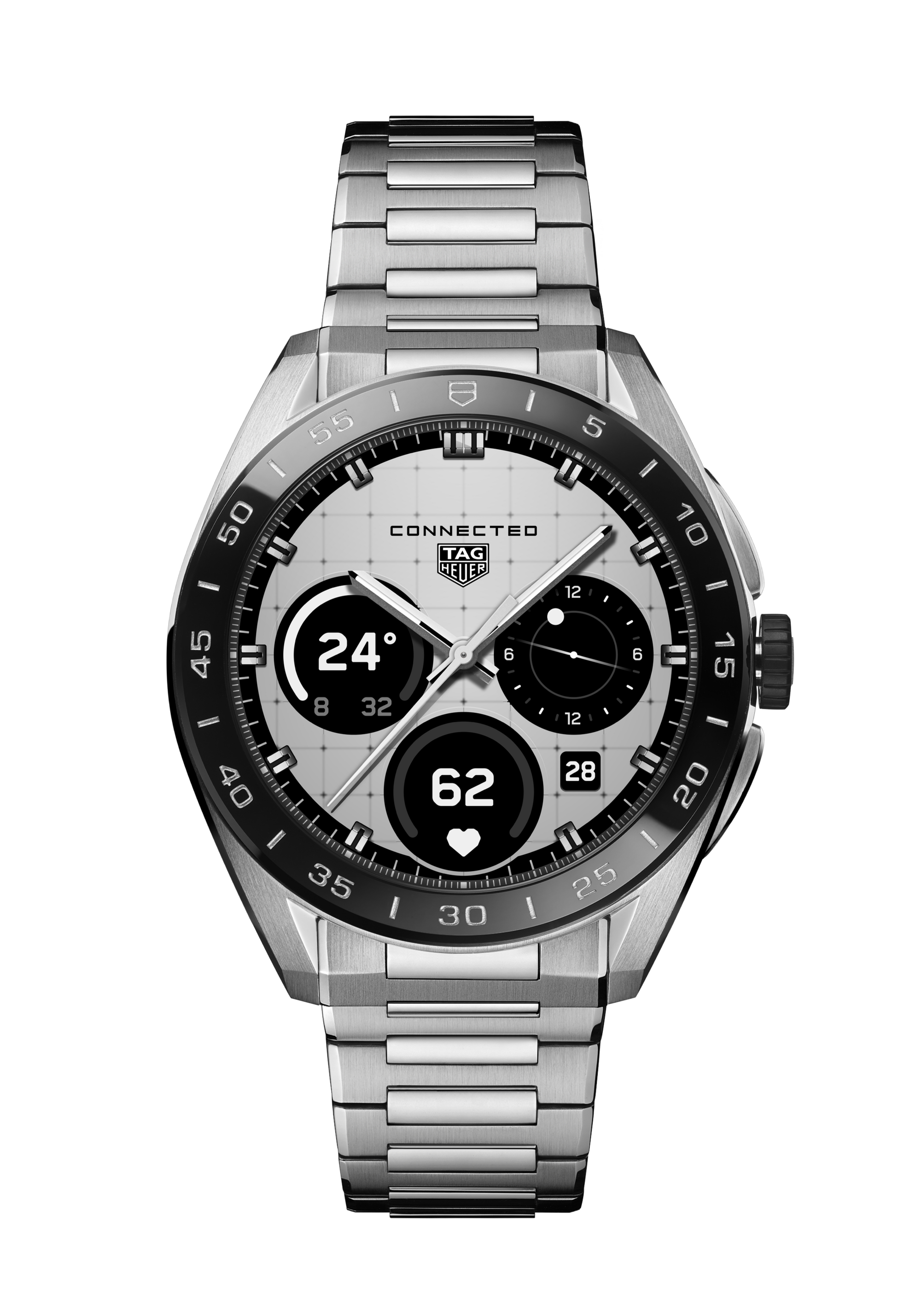 TAG Heuer Connected Silver Steel Steel
