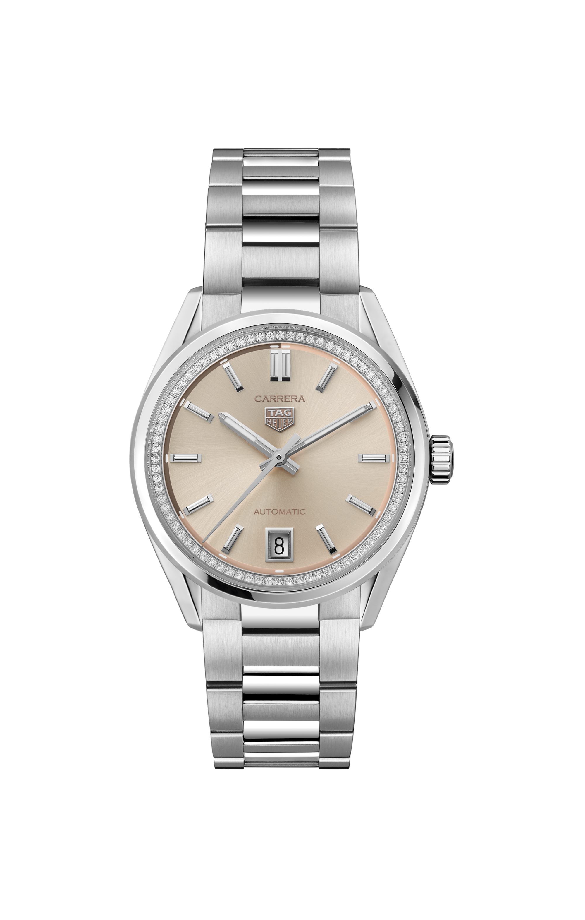 TAG Heuer Carrera Silver Steel Steel Pink