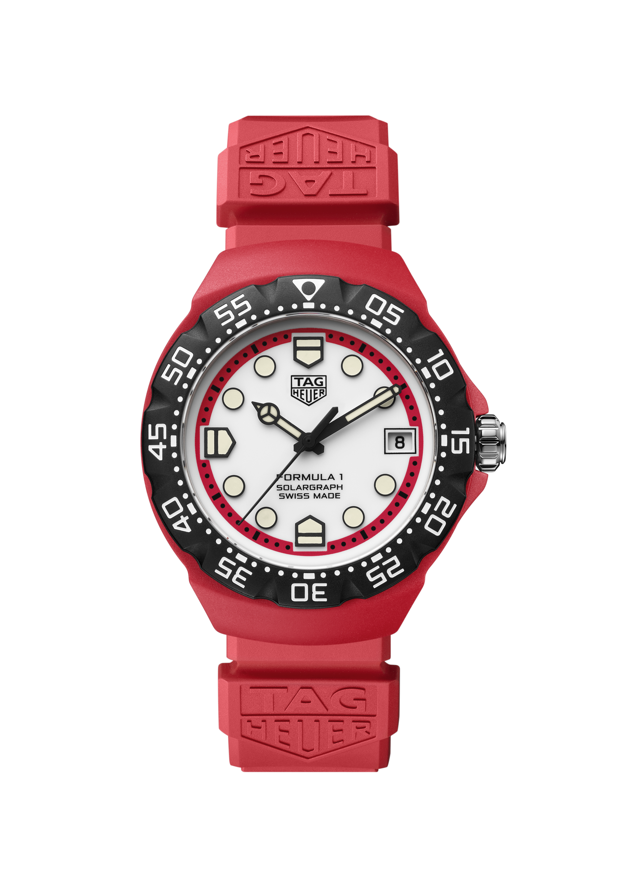 TAG Heuer Formula 1 Red Rubber TH-Polylight White