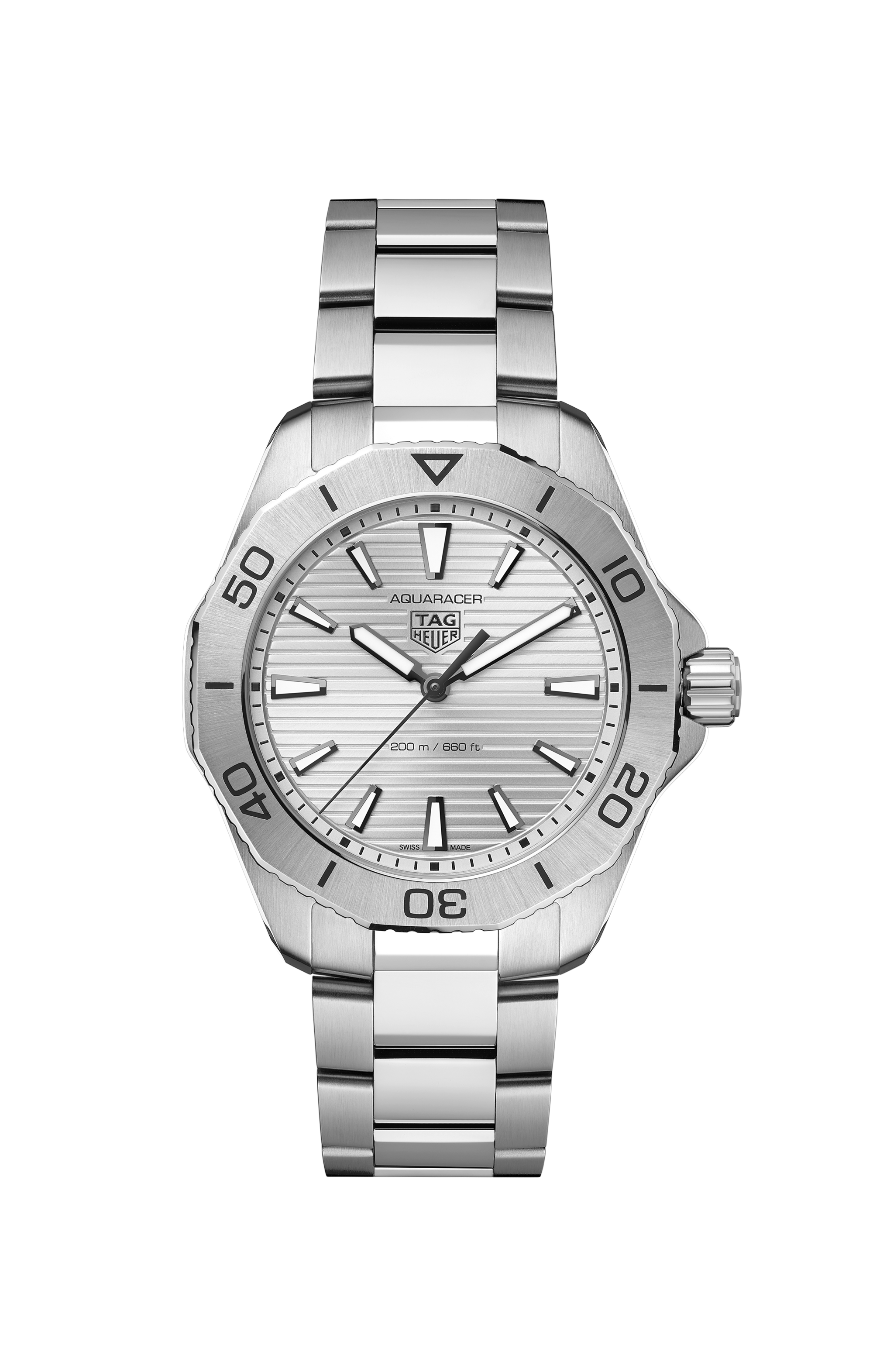 TAG Heuer Aquaracer  Silver Steel Steel Grey