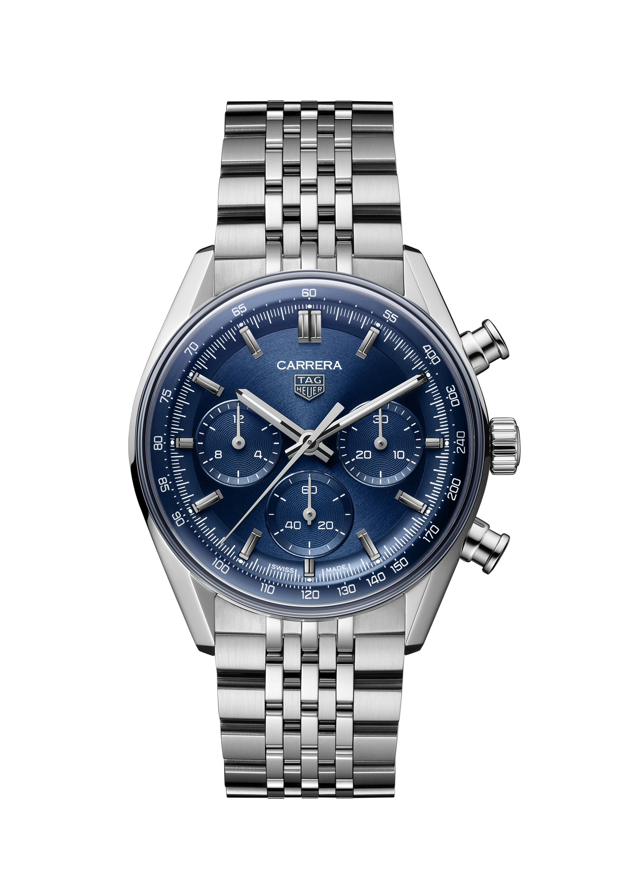 TAG Heuer Carrera Silver Steel Steel Blue