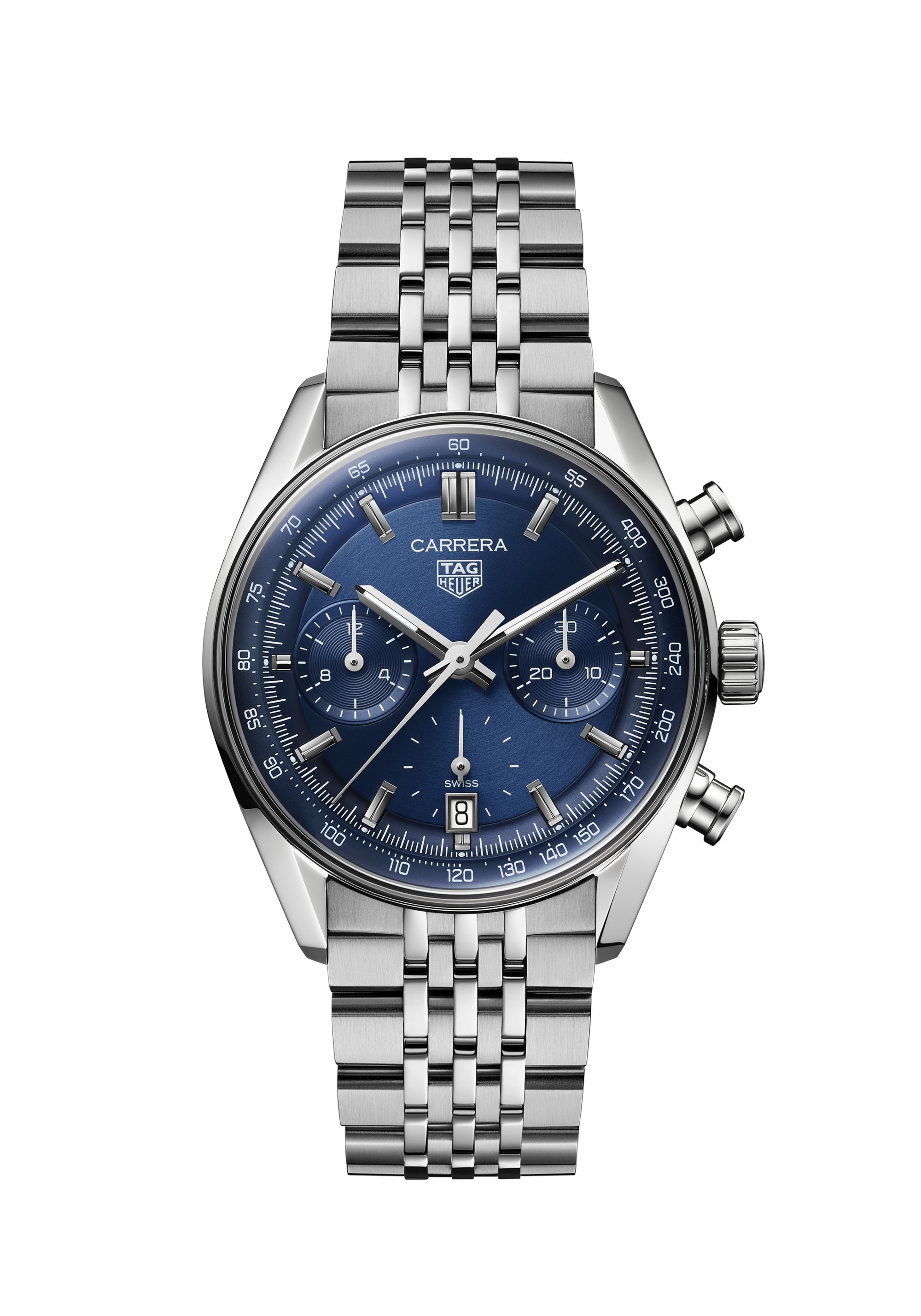 TAG Heuer Carrera Silver Steel Steel Blue