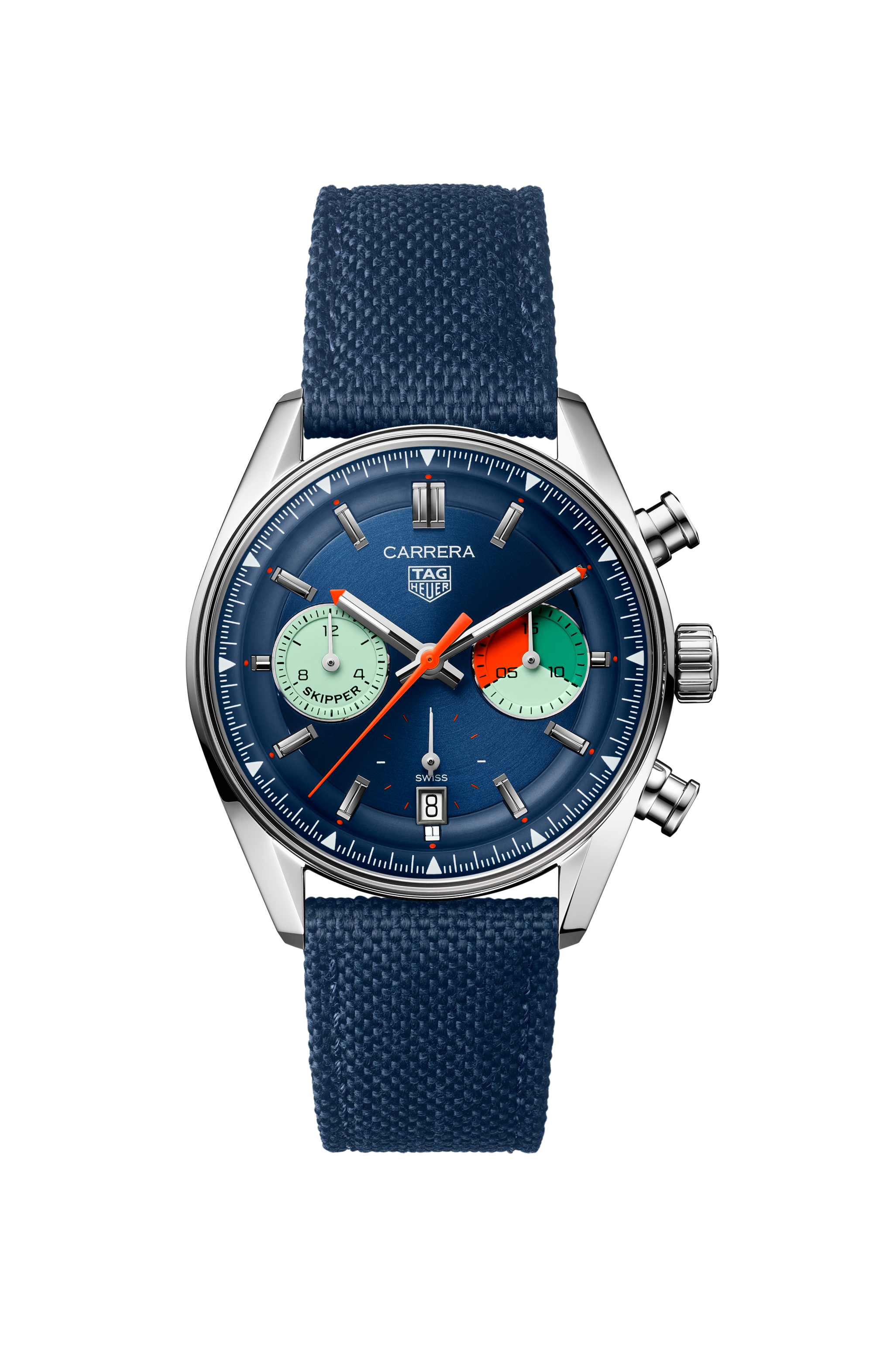 TAG Heuer Carrera Blue Fabric Steel Blue