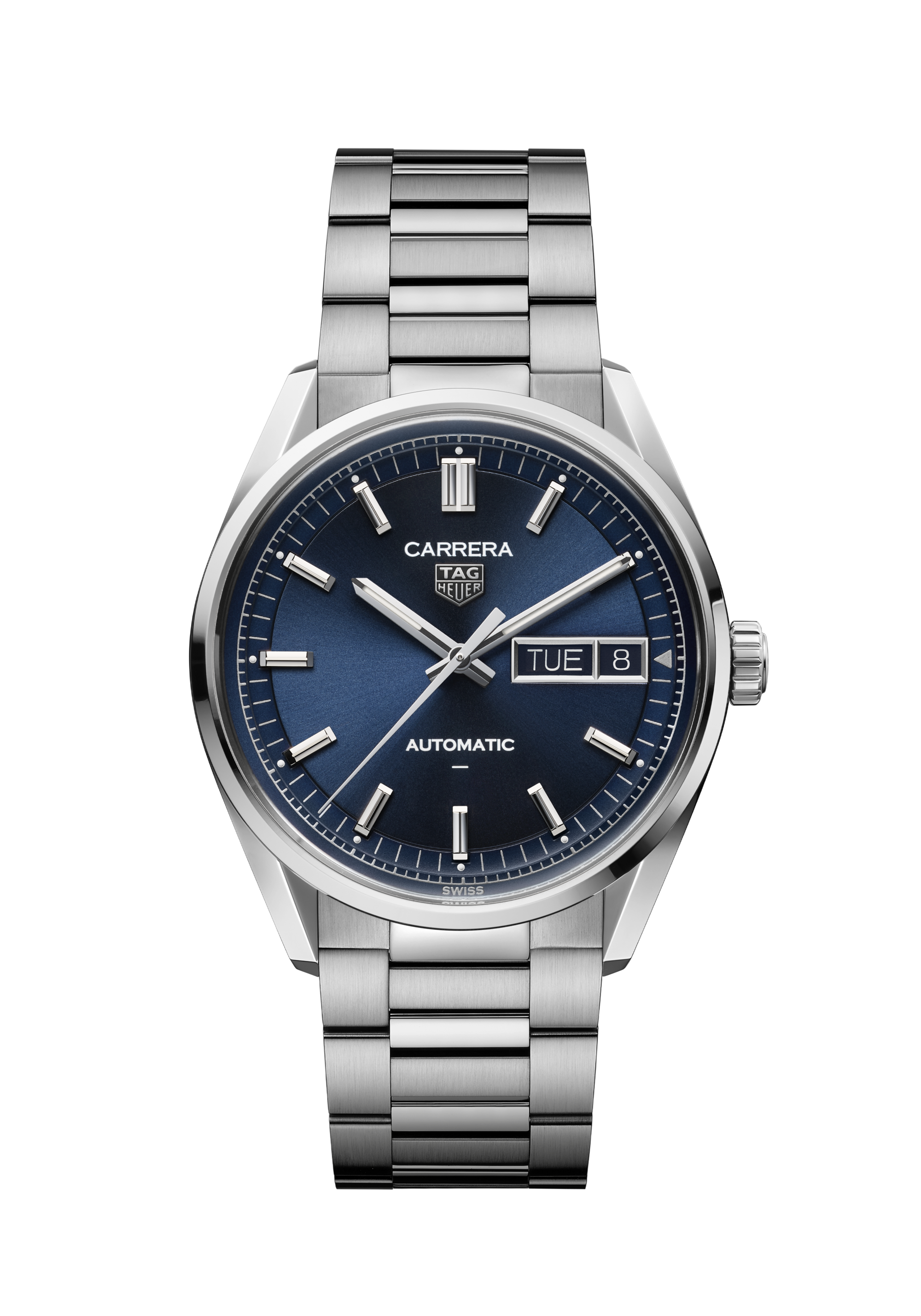 TAG Heuer Carrera Silver Steel Steel Blue