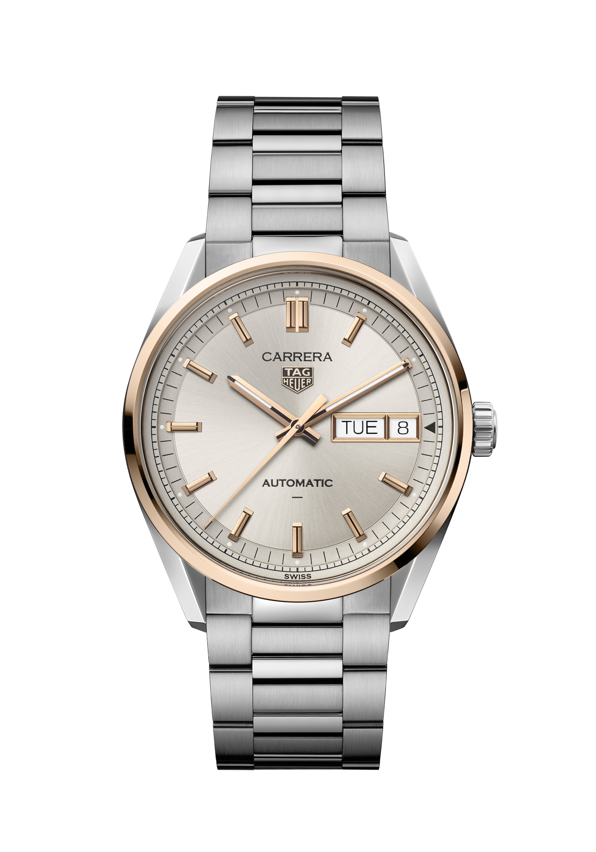 TAG Heuer Carrera Silver Steel Steel Beige