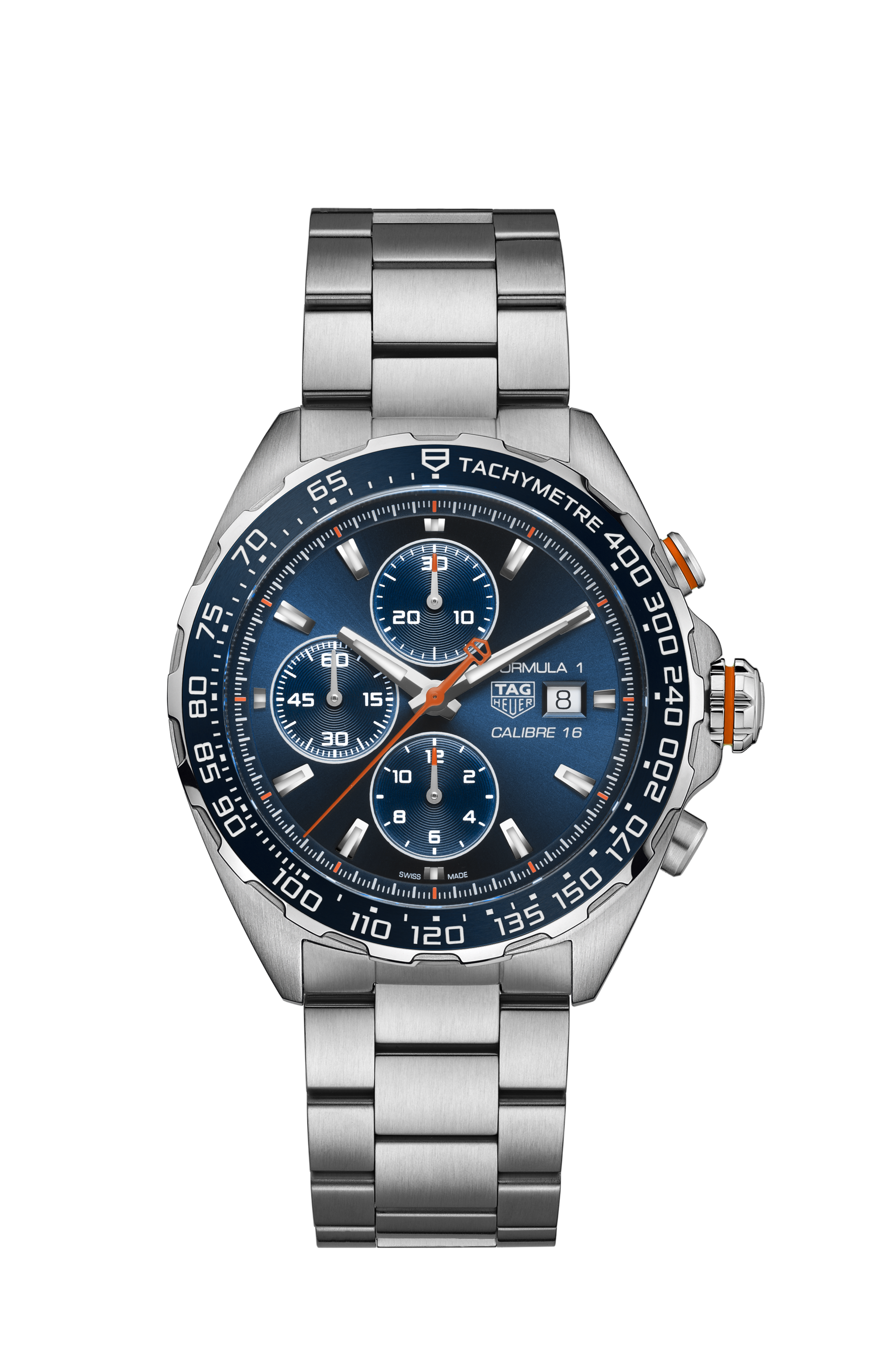 TAG Heuer Formula 1 Silver Steel Steel Blue