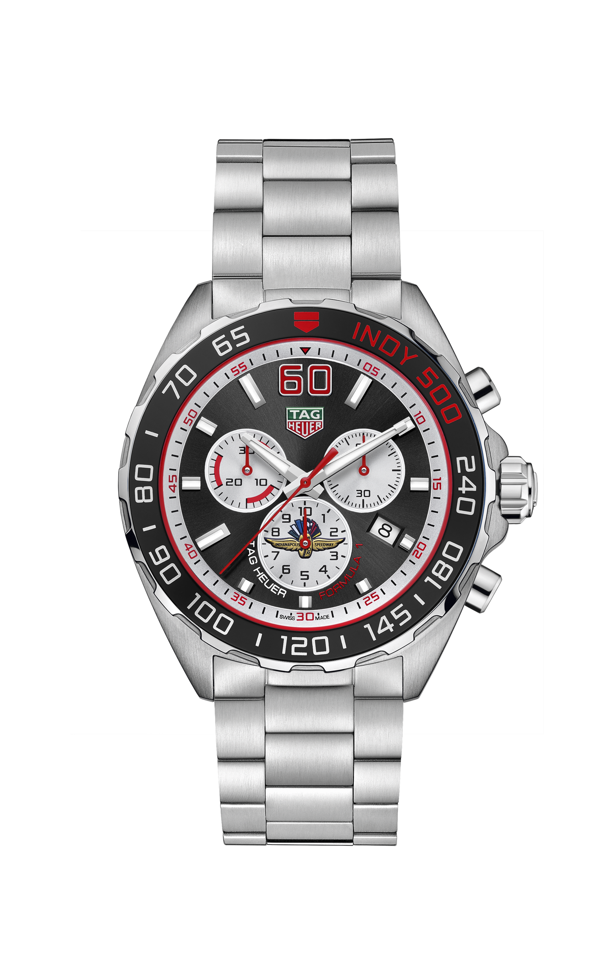 TAG Heuer Formula 1（F1系列）腕表 银色 精钢 铝合金 黑色